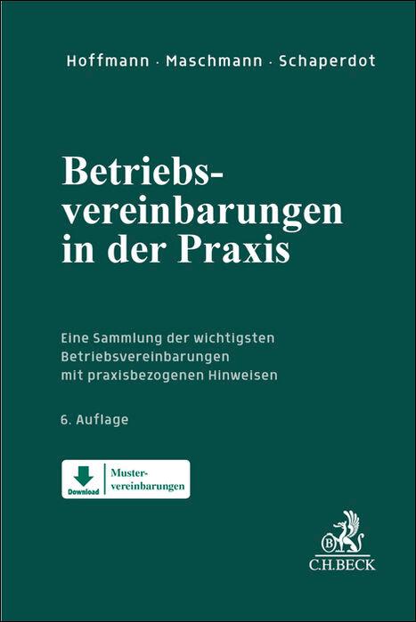 Vorderes Coverbild Betriebsvereinbarungen in der Praxis