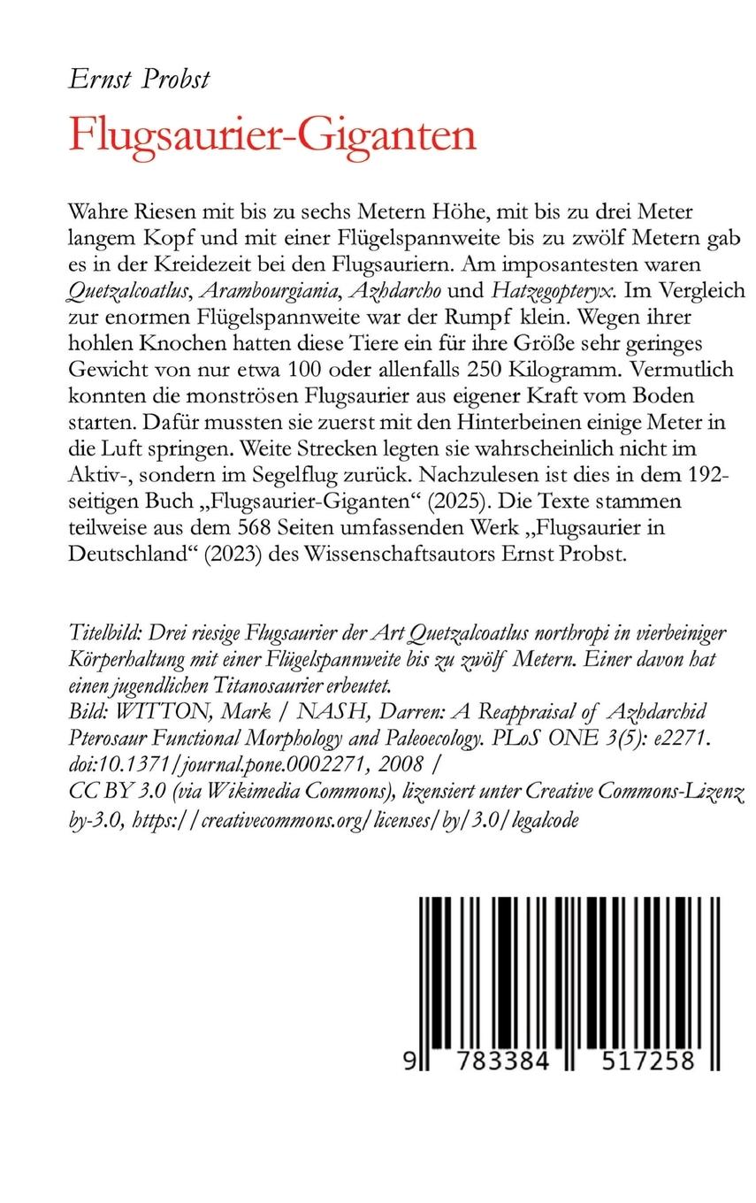 Rückseitencover Flugsaurier-Giganten