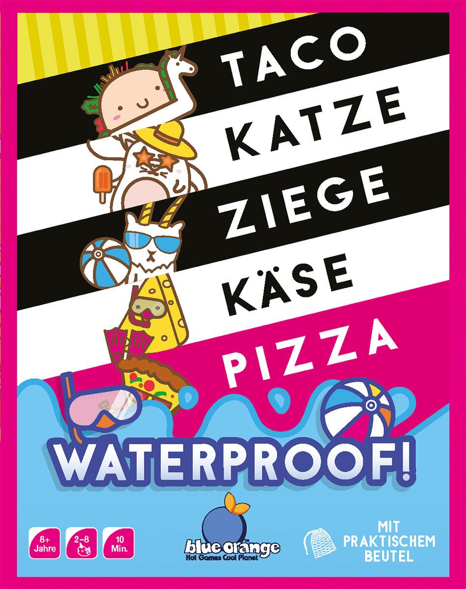 Vorderes Coverbild Taco Katze Ziege Käse Pizza Waterproof