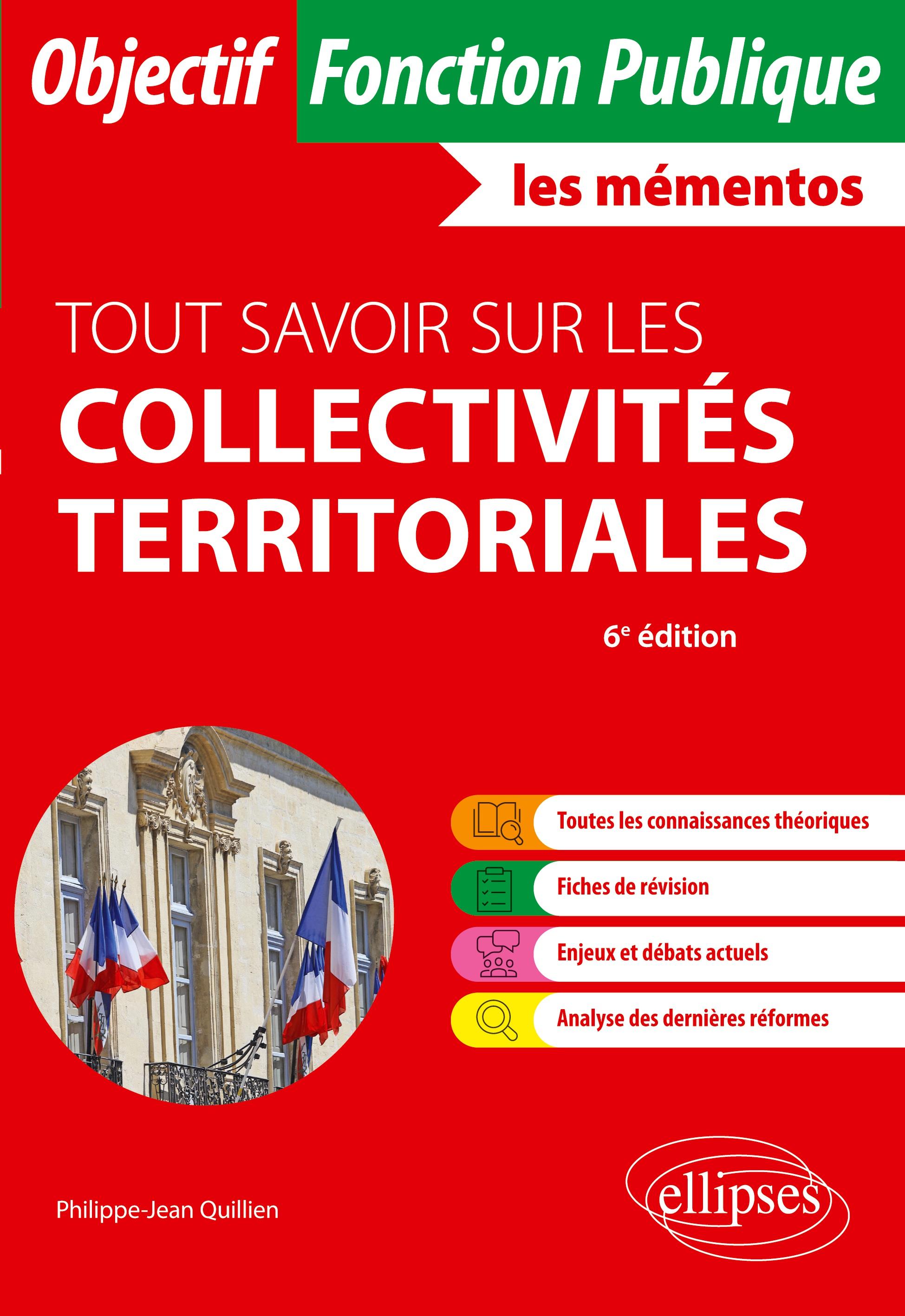 Vorderes Coverbild Tout savoir sur les collectivités territoriales