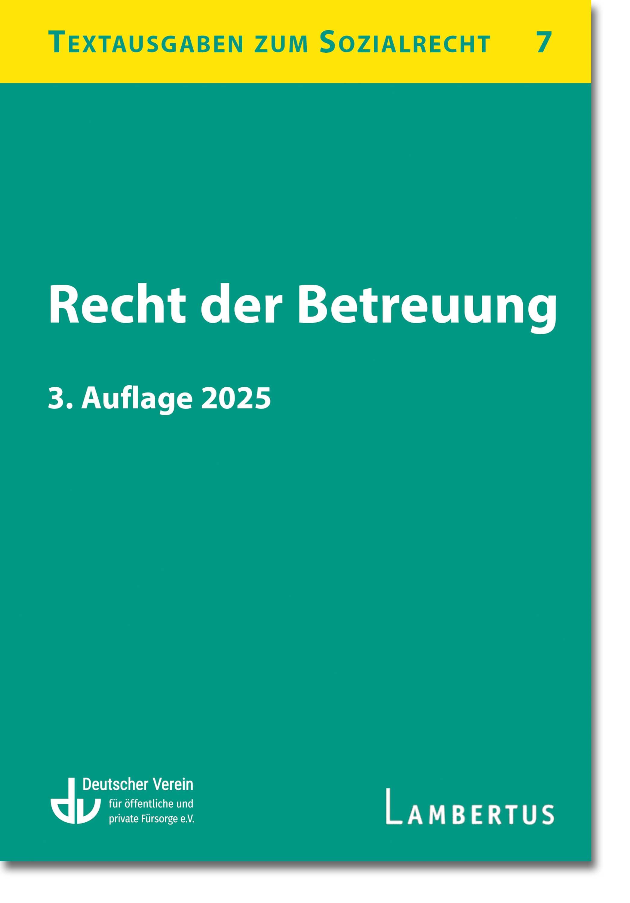 Vorderes Coverbild Recht der Betreuung
