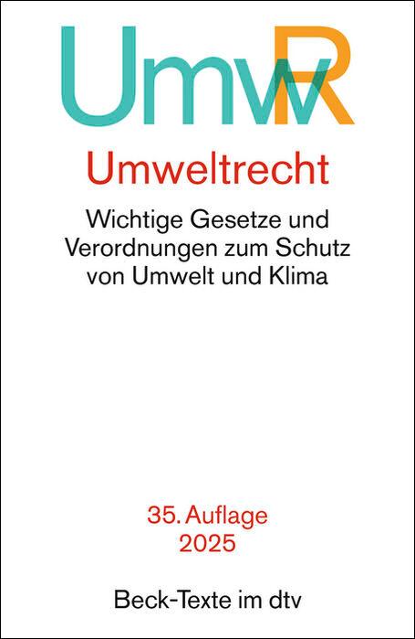 Vorderes Coverbild Umweltrecht