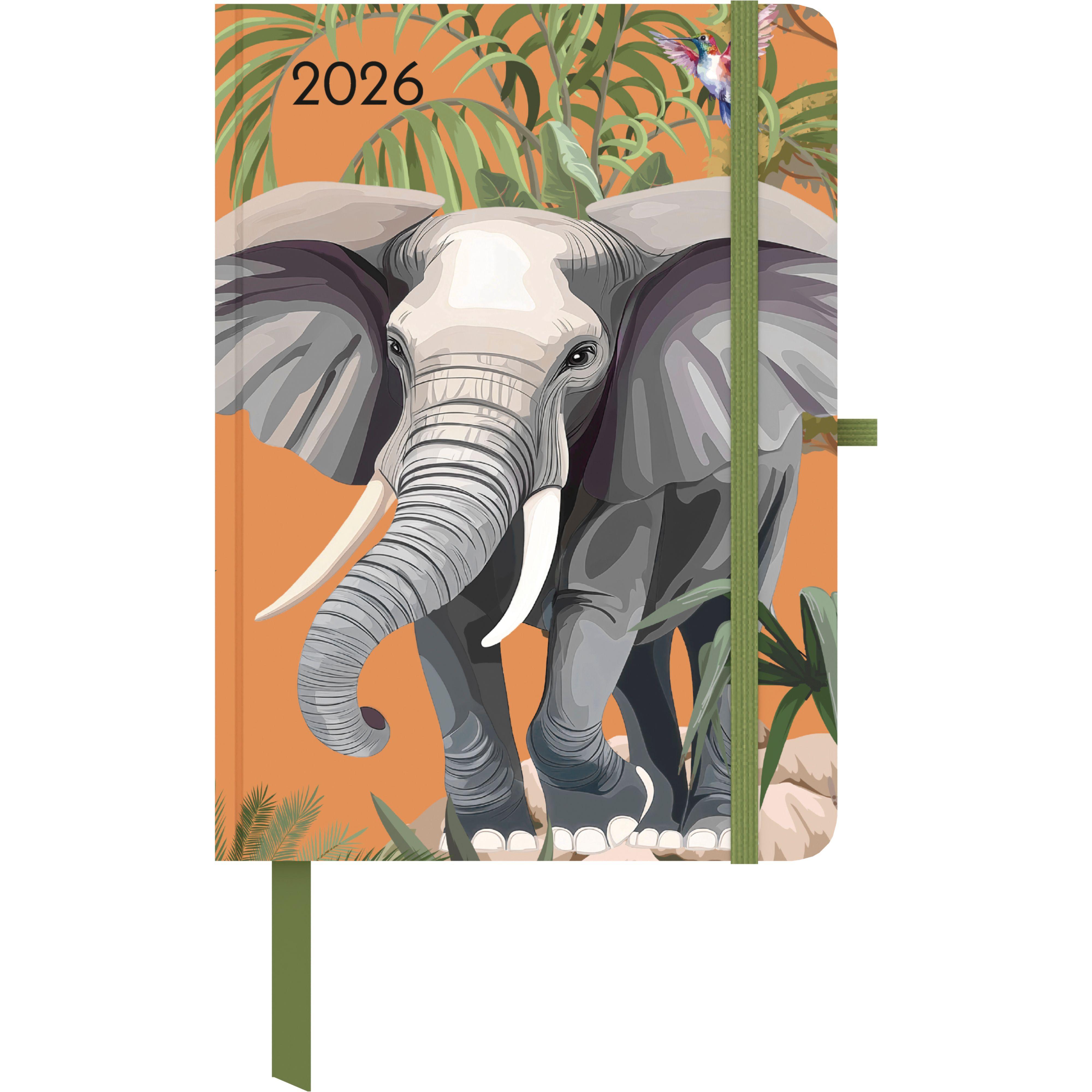 Vorderes Coverbild GreenLine Diary Jungle 2026 - Buchkalender - Taschenkalender - 16x22