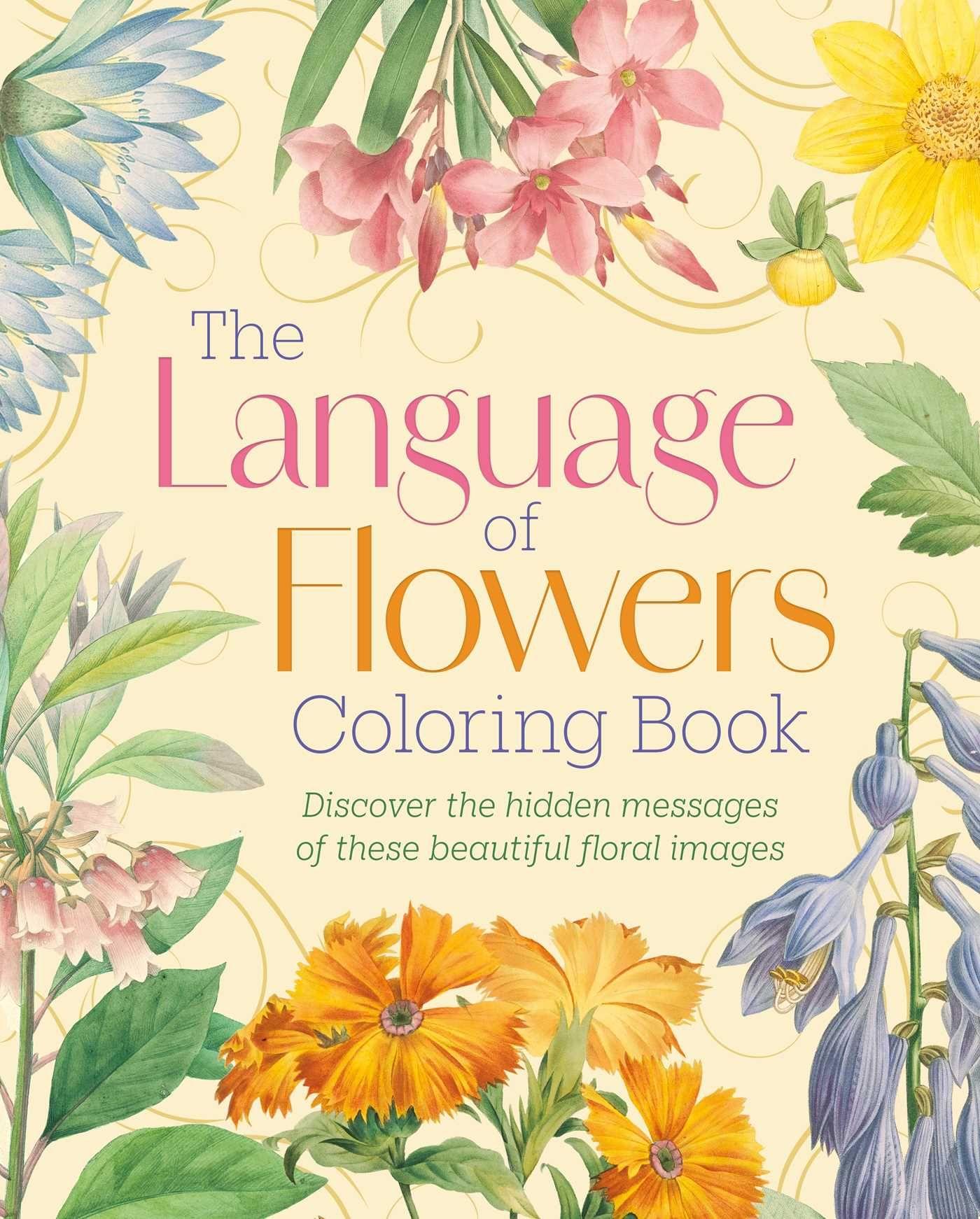 Vorderes Coverbild The Language of Flowers Coloring Book