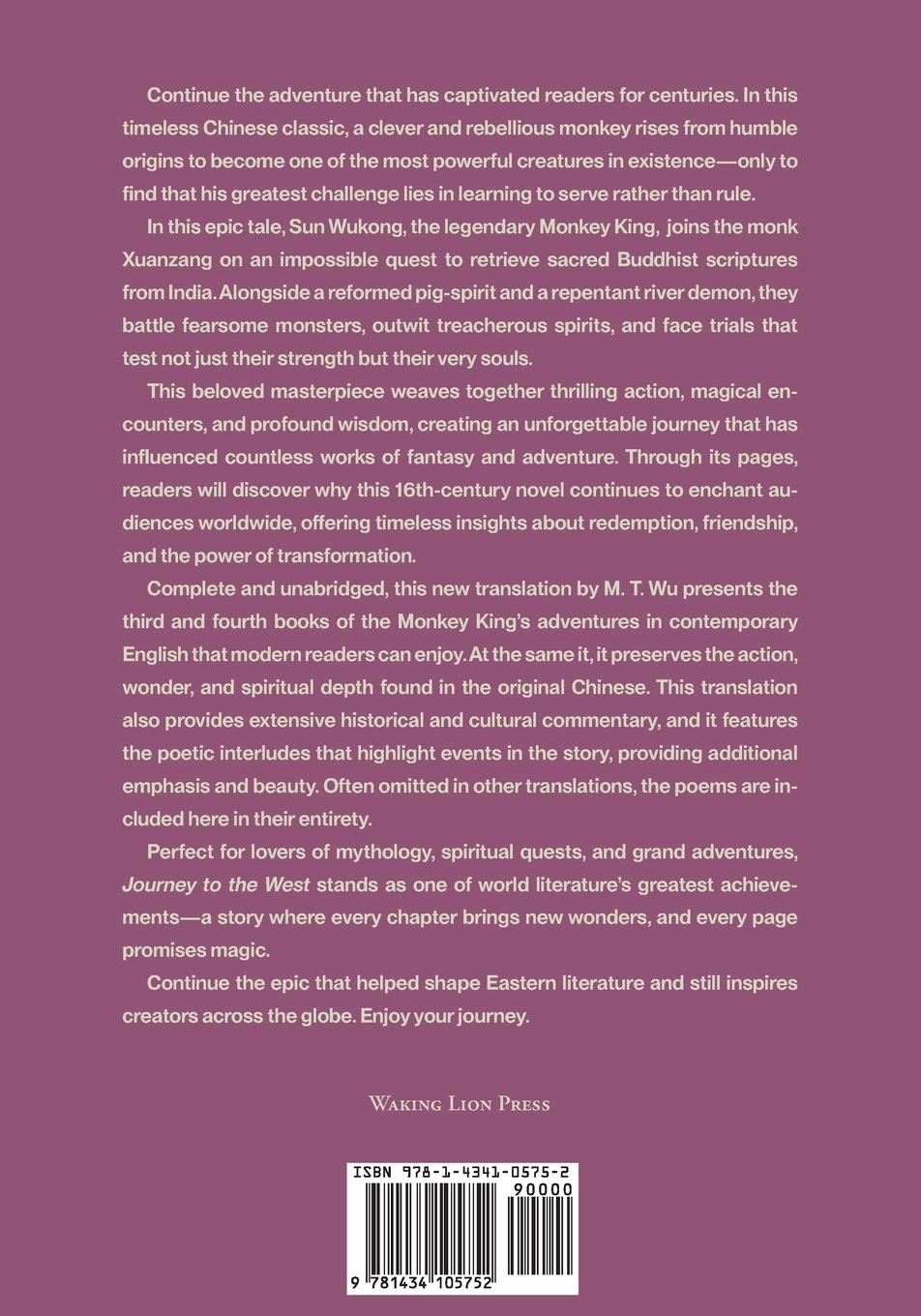 Rückseitencover Journey to the West