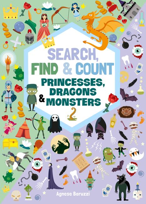 Vorderes Coverbild Search, Find & Count: Princesses, Dragons & Monsters