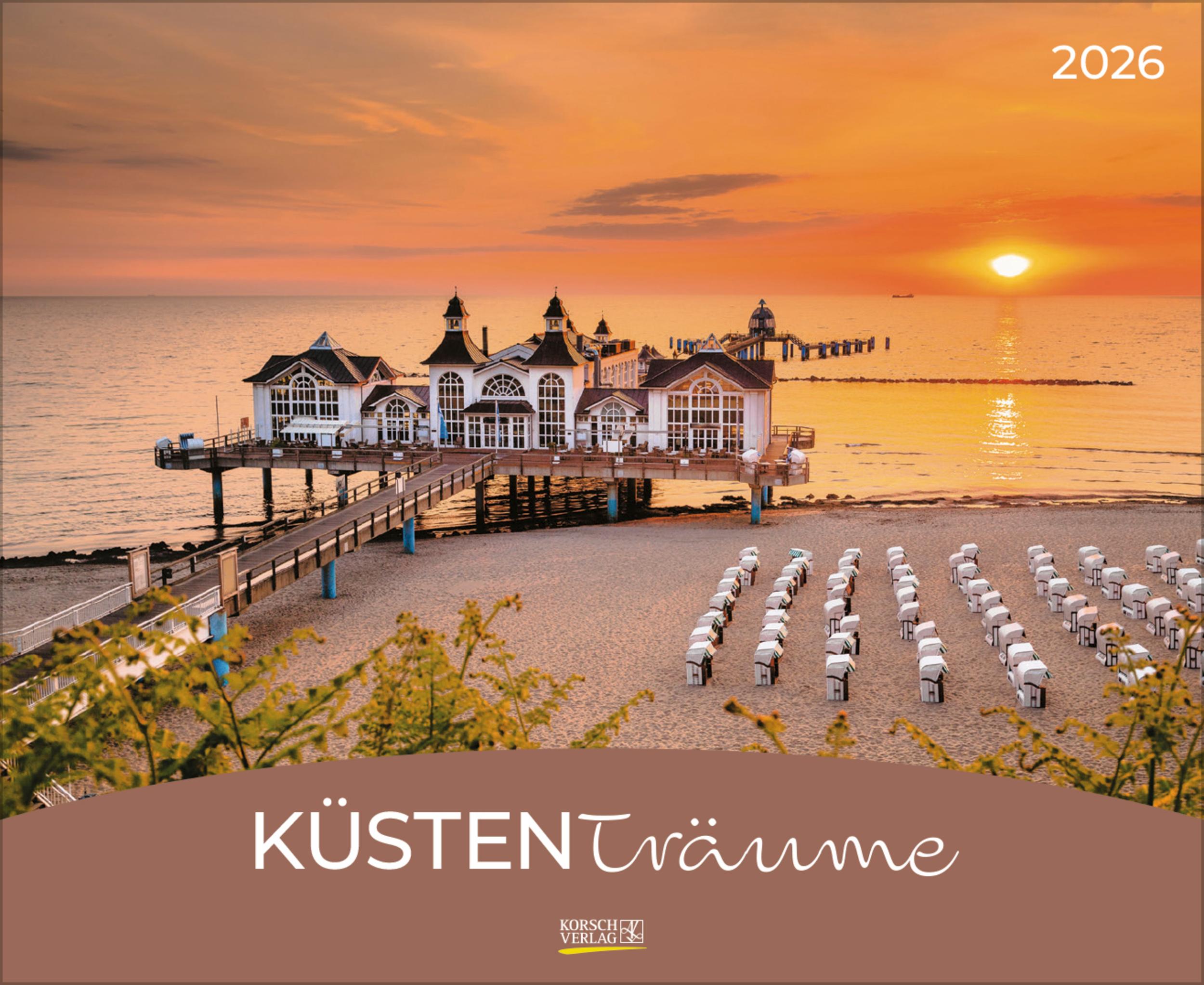 Vorderes Coverbild Küstenträume 2026