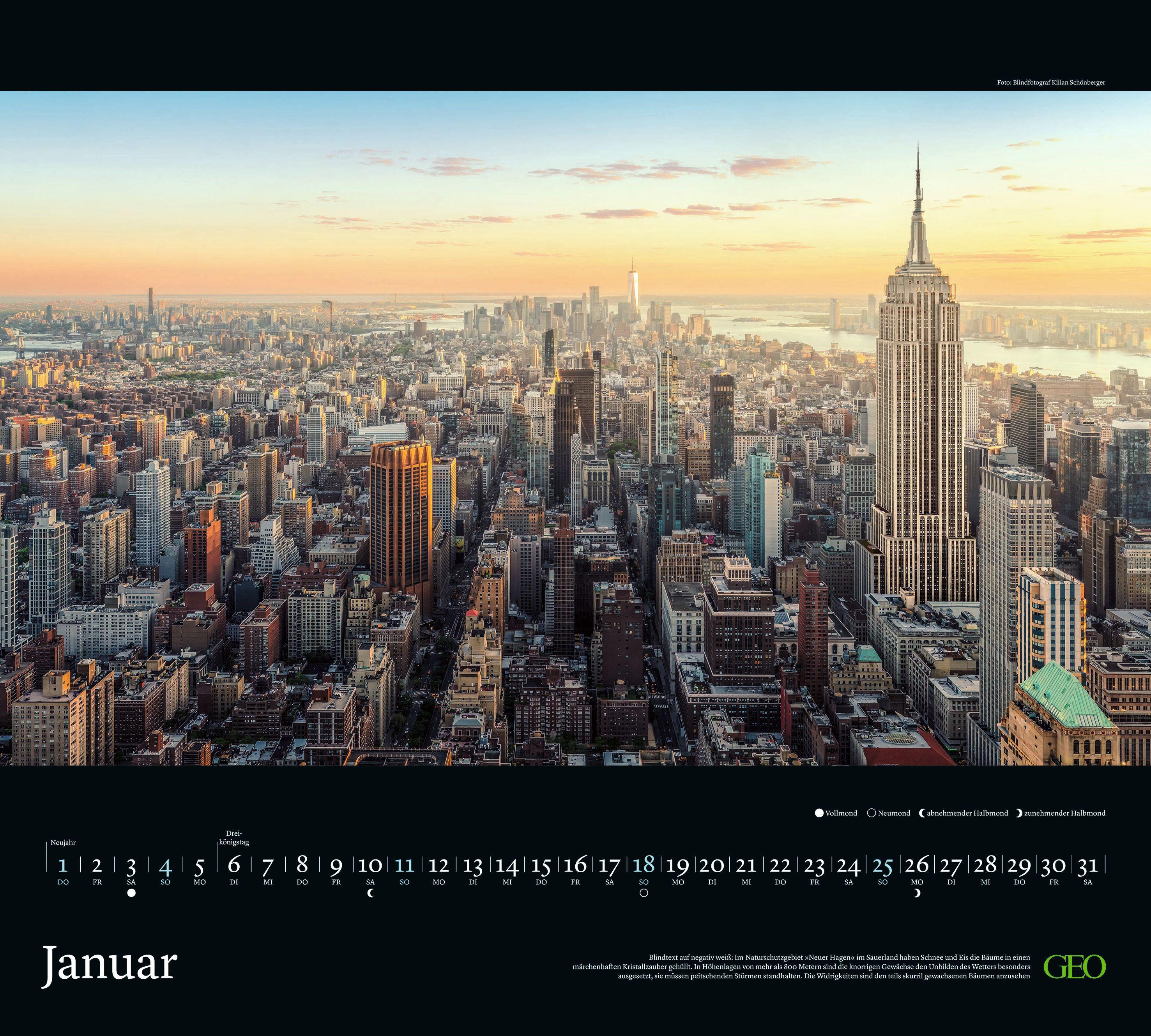 Beispielinhalt (Bild) GEO New York  2026