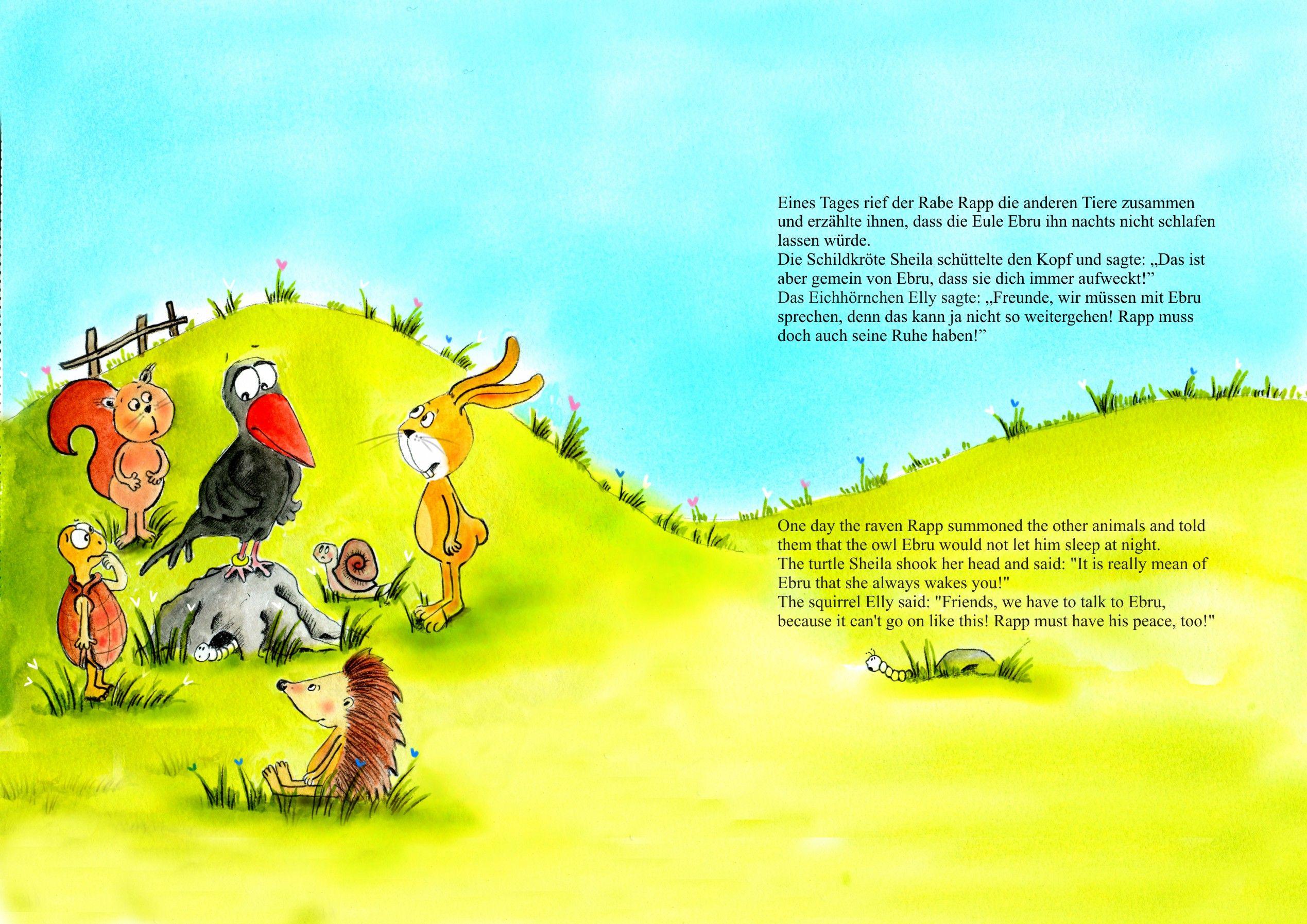 Beispielinhalt (Bild) Der Rabe