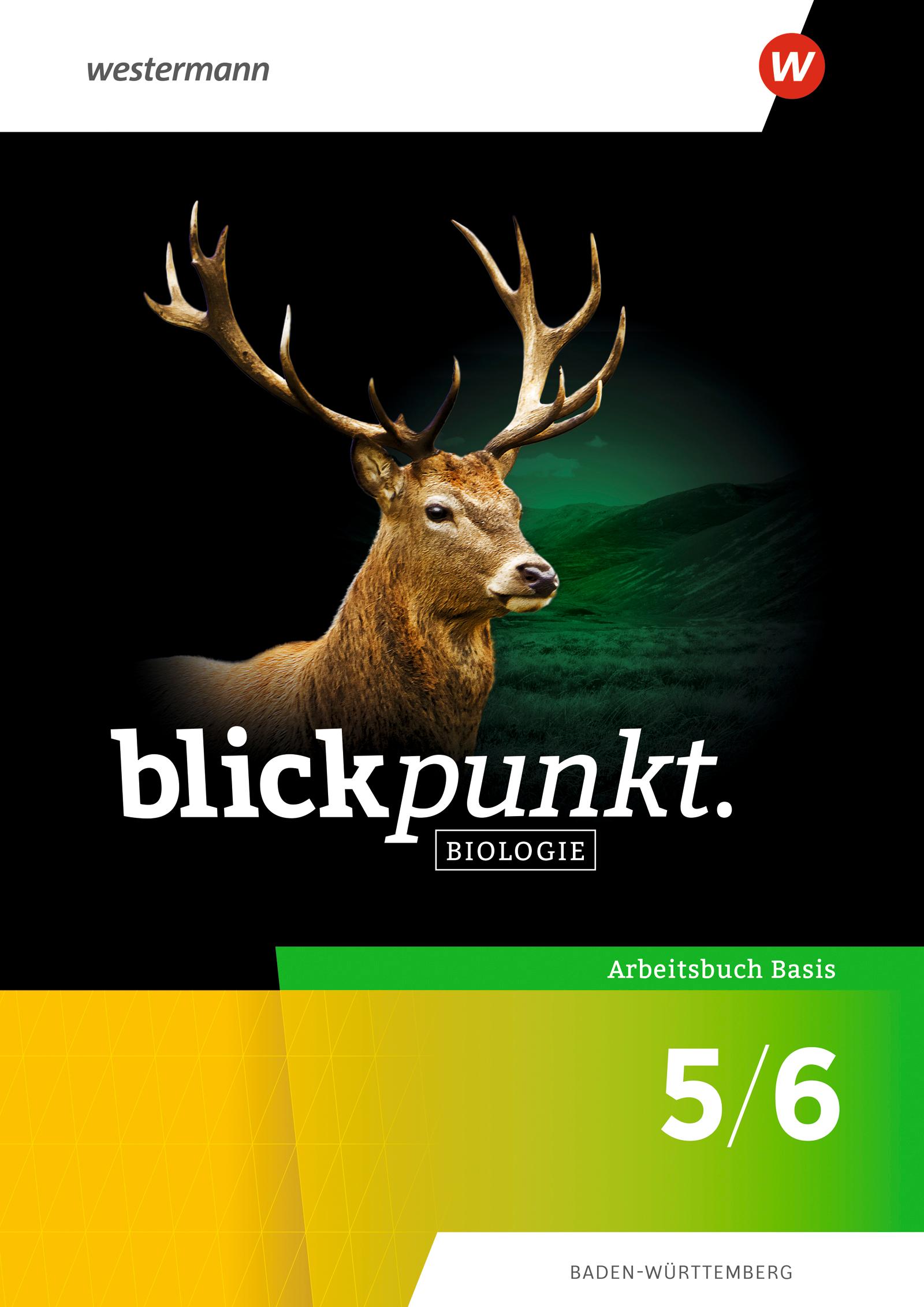 Vorderes Coverbild Blickpunkt Biologie - Arbeitsbuch Basis 5/6 - Für Baden-Württemberg