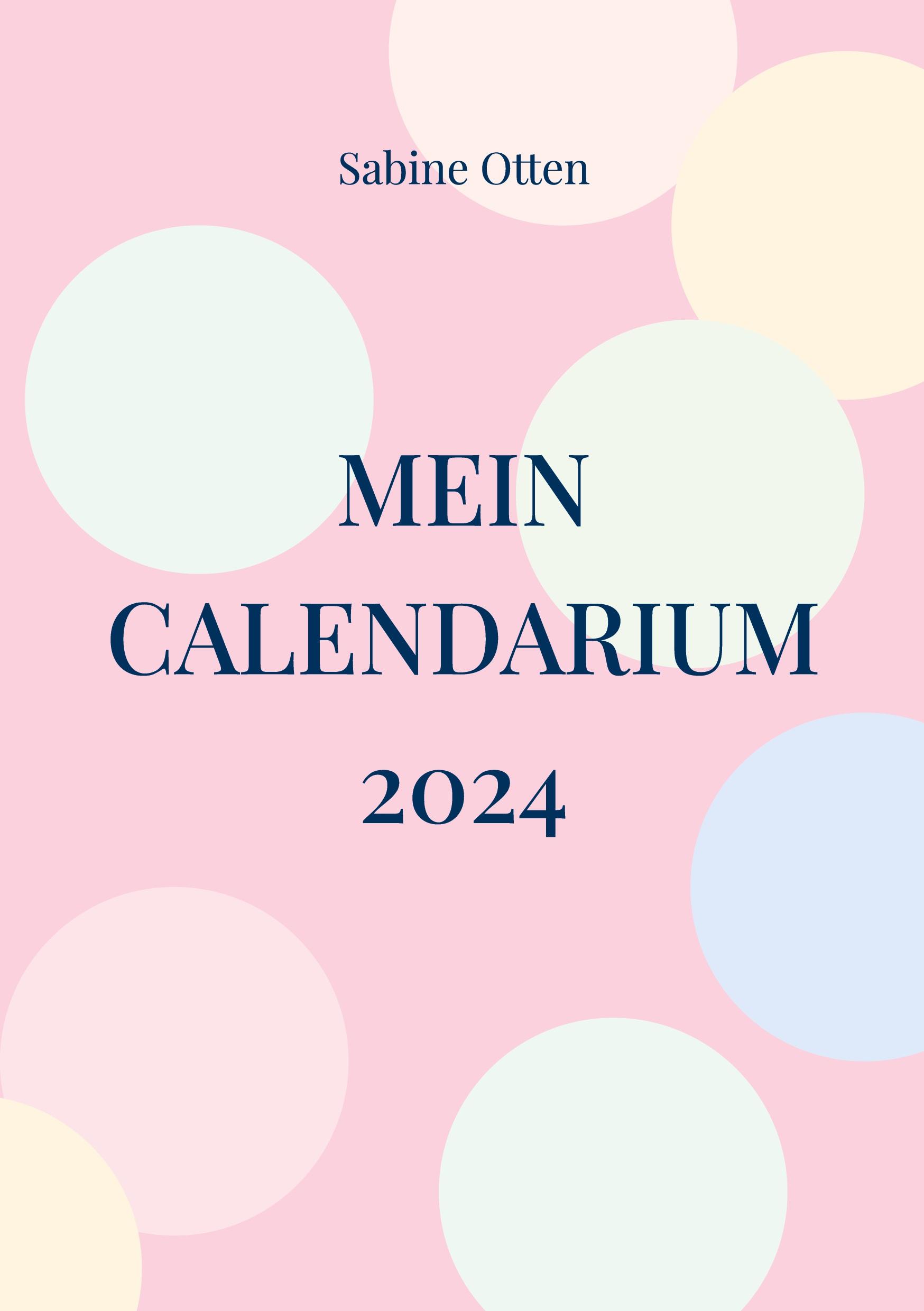 Vorderes Coverbild Mein Calendarium 2024