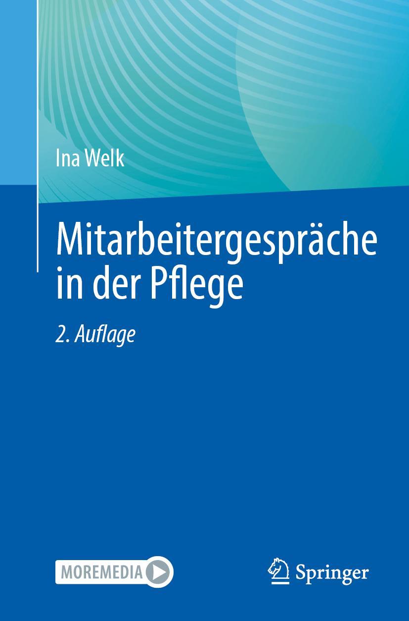 Vorderes Coverbild Mitarbeitergespräche in der Pflege