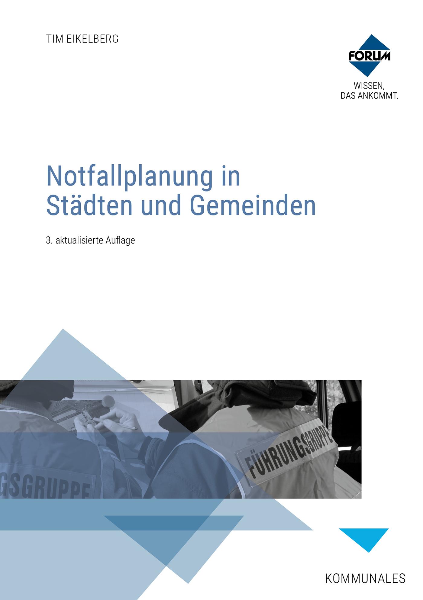 Vorderes Coverbild Notfallplanung in Städten und Gemeinden. Buch + eBook