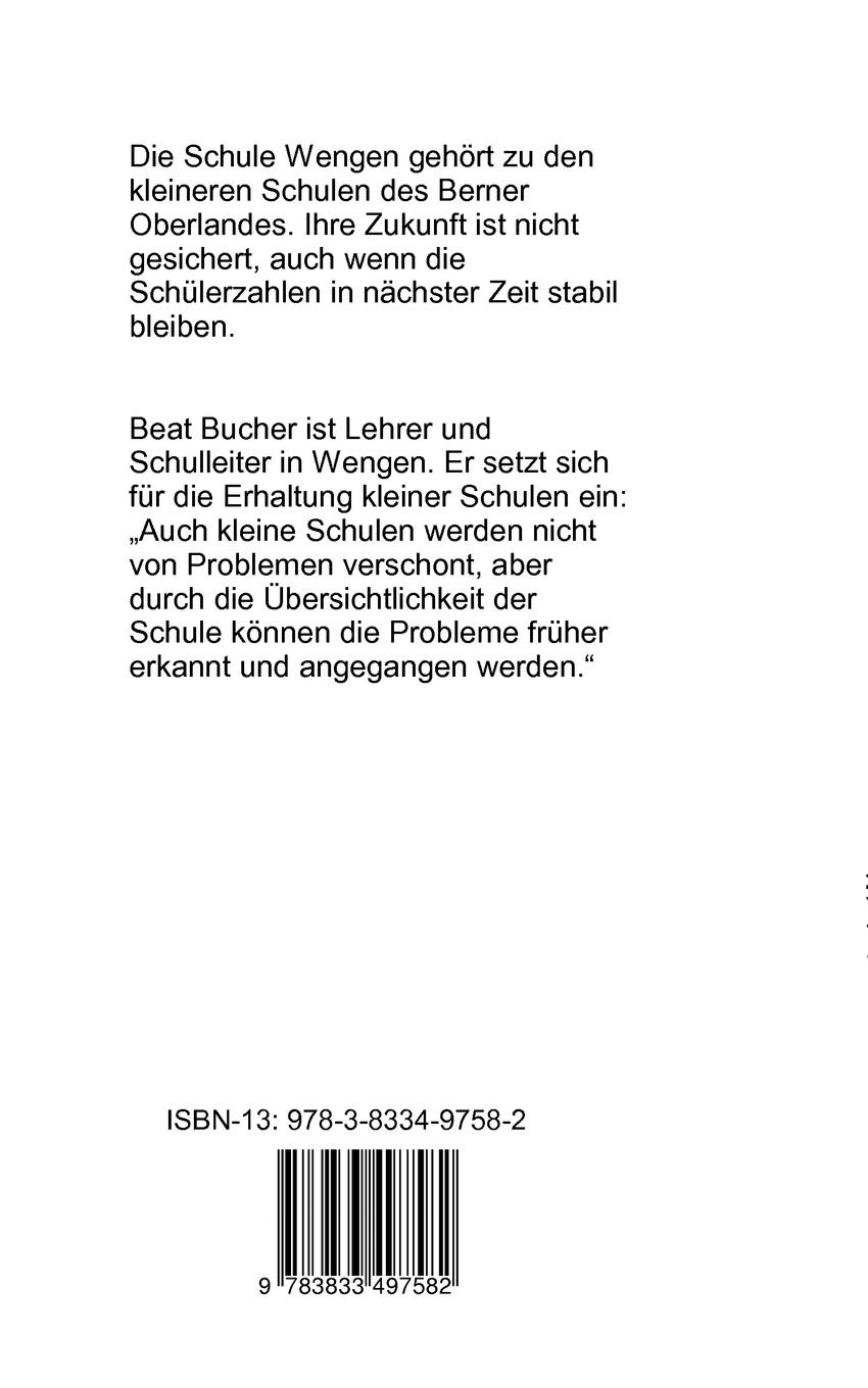 Rückseitencover Schule Wengen