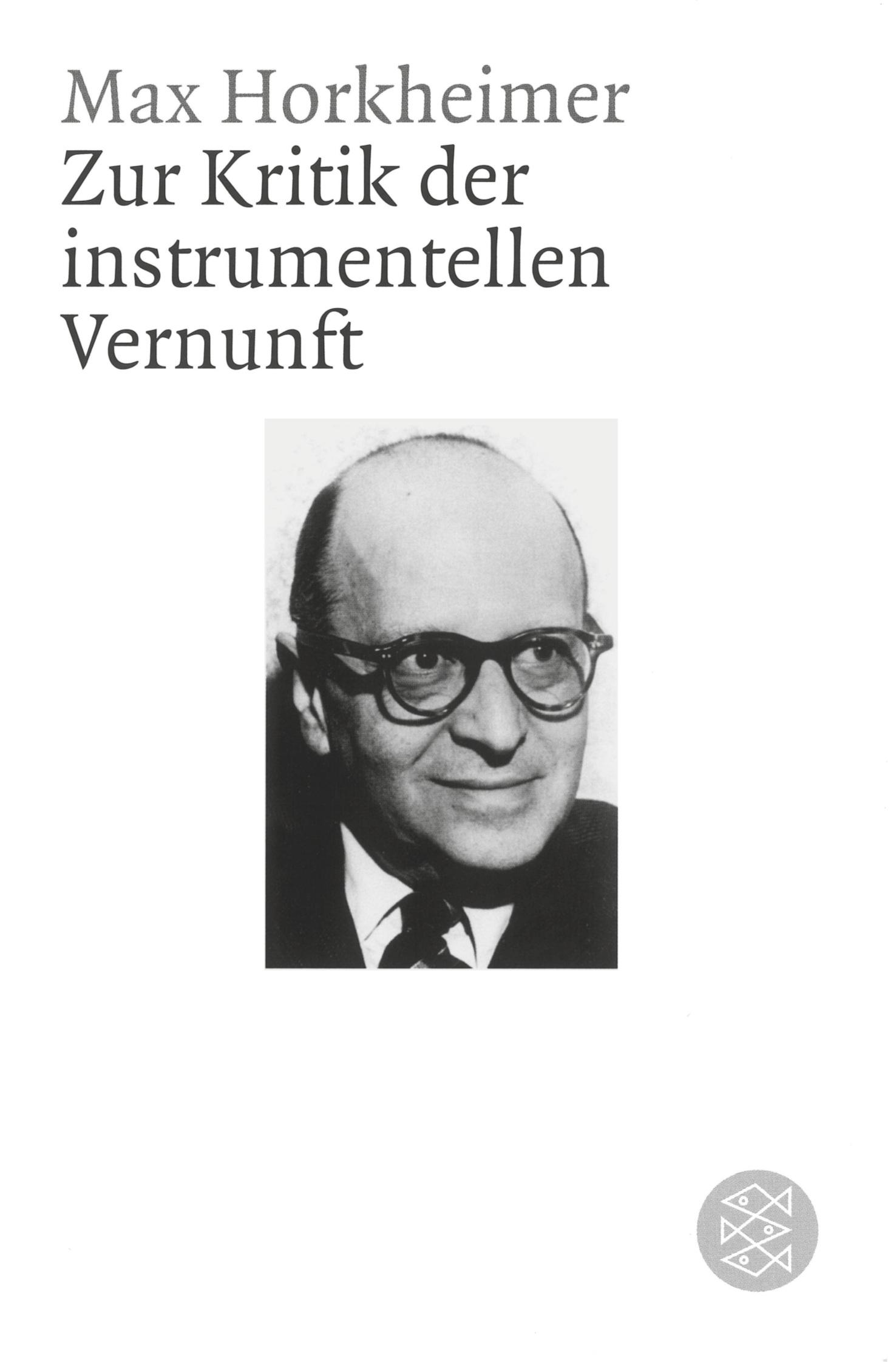 Vorderes Coverbild Zur Kritik der instrumentellen Vernunft