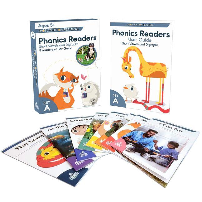 Vorderes Coverbild Spotlight on Reading Phonics Readers Set a