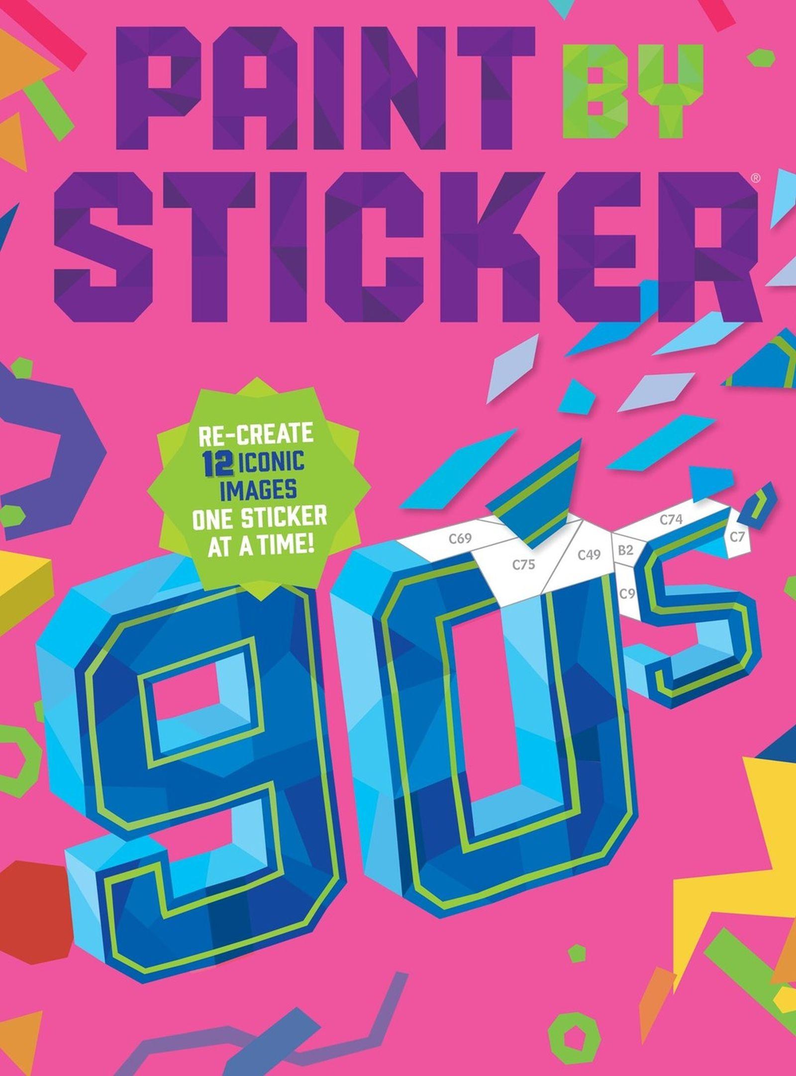 Vorderes Coverbild Paint by Sticker (Official): 90s