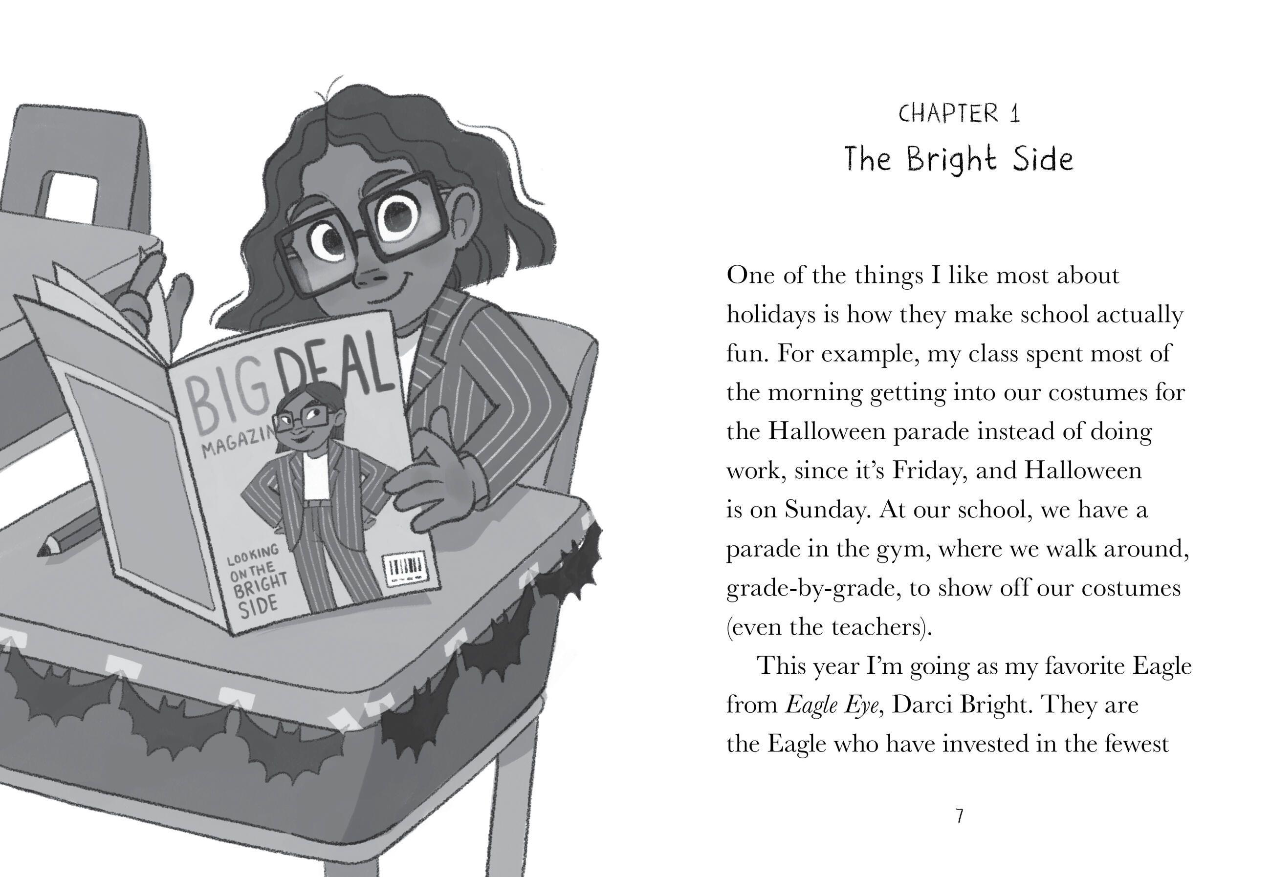 Beispielinhalt (Bild) Wednesday Wilson Looks on the Fright Side