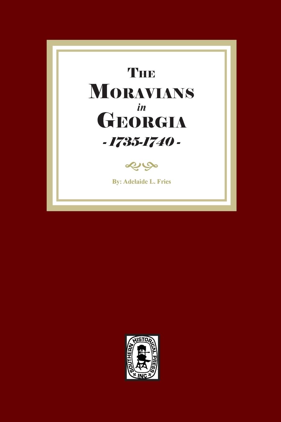 Vorderes Coverbild Moravians in Georgia, 1735-1740