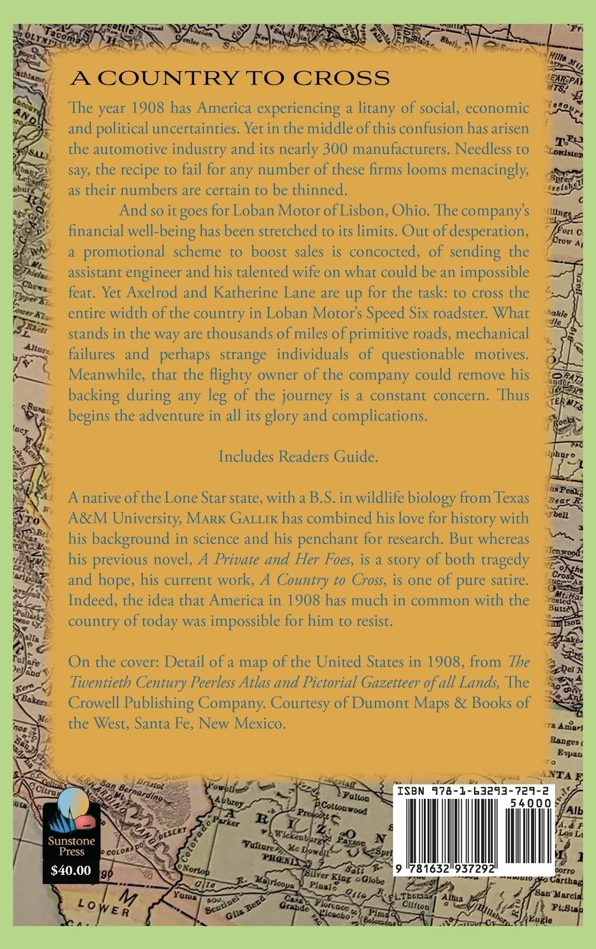 Rückseitencover A Country to Cross