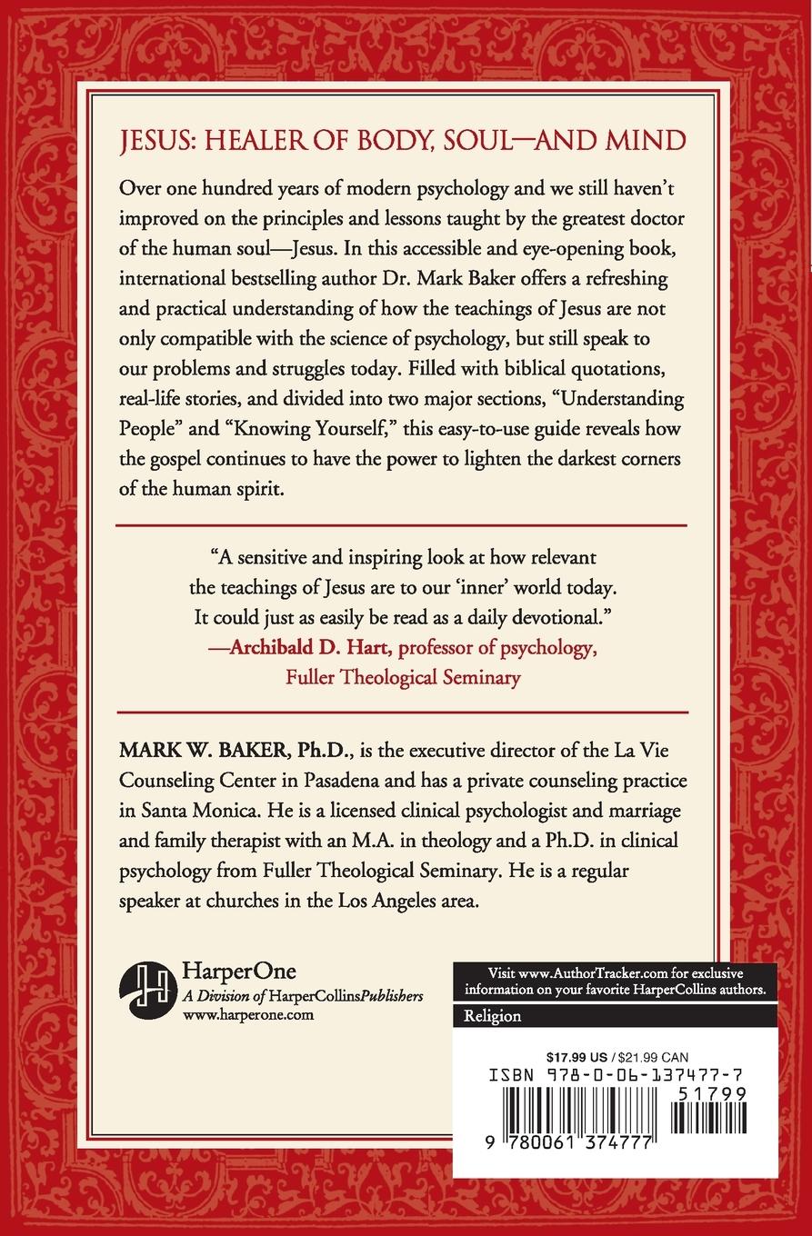 Rückseitencover Jesus, the Greatest Therapist Who Ever Lived