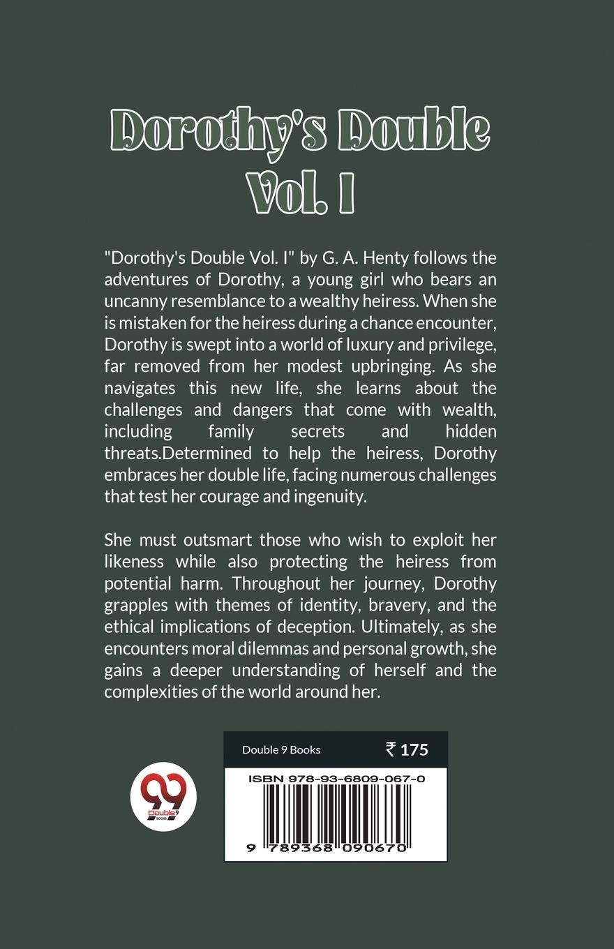 Rückseitencover Dorothy's Double Vol. I