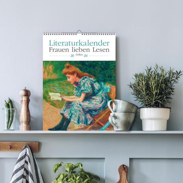 Beispielinhalt (Bild) Literaturkalender Frauen lieben Lesen 2026