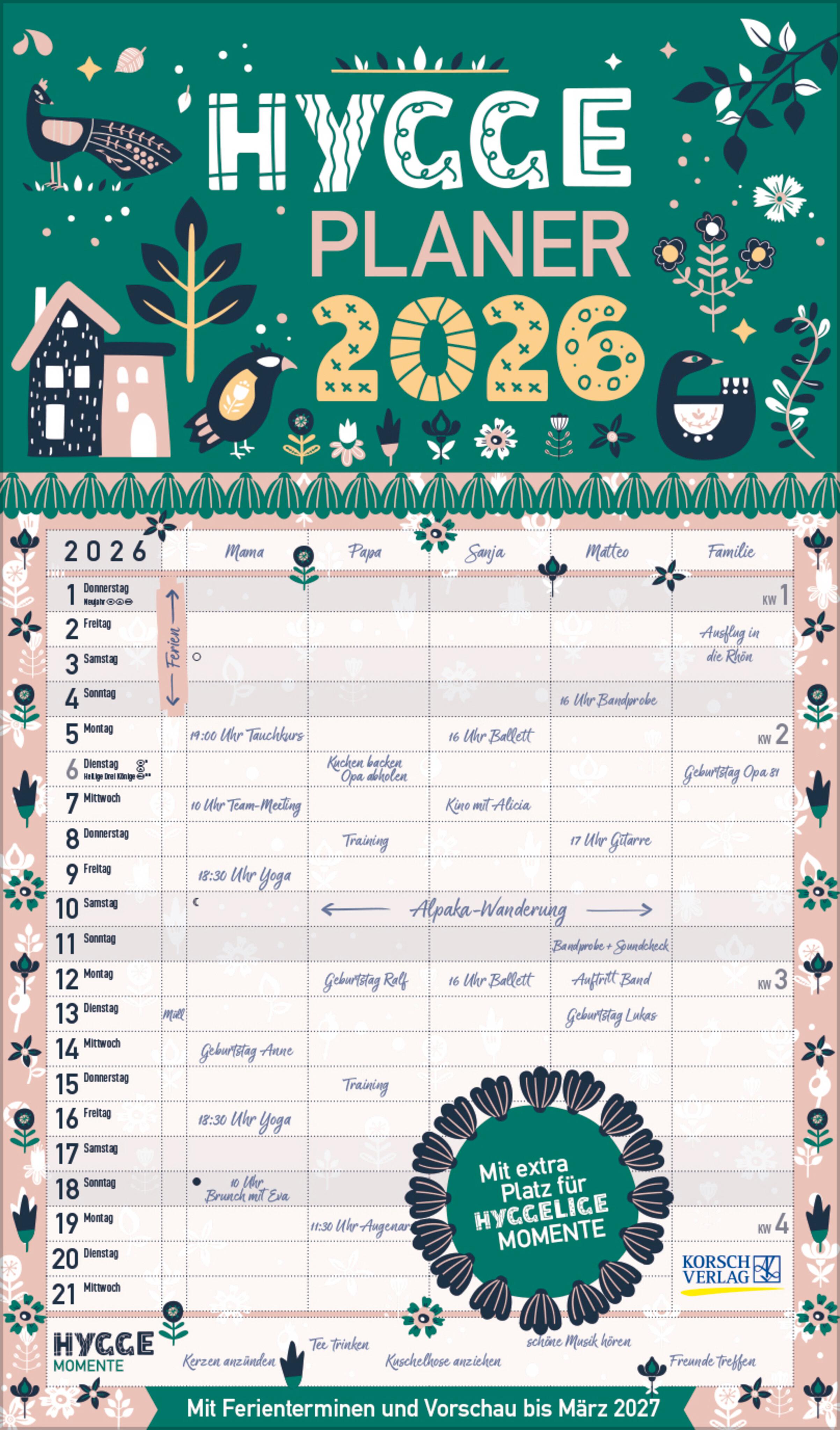 Vorderes Coverbild Hygge Planer 2026