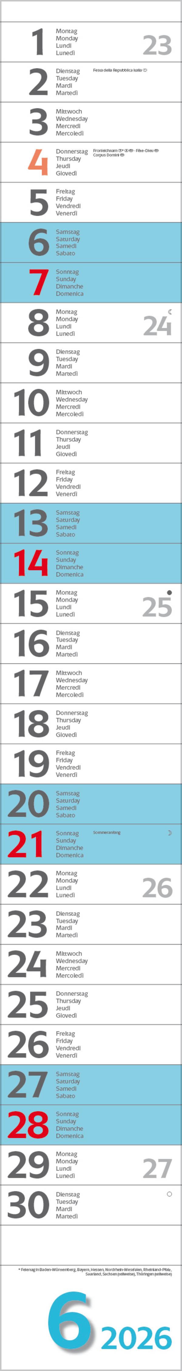 Beispielinhalt (Bild) Super Long 2026