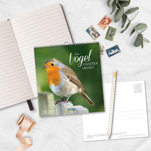 Beispielinhalt (Bild) Vögel unserer Heimat 2026