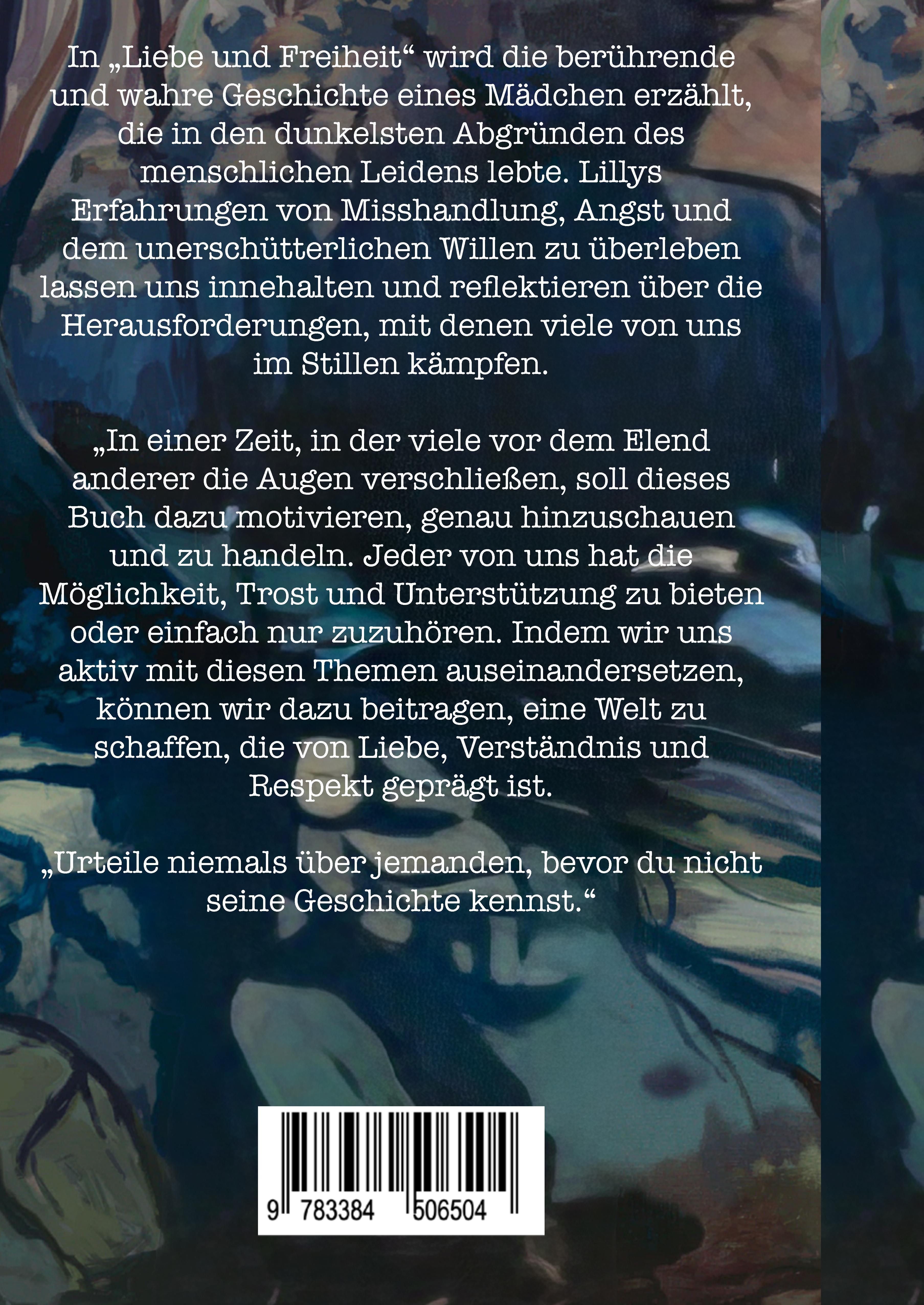 Rückseitencover Auf der Suche nach Liebe und Freiheit