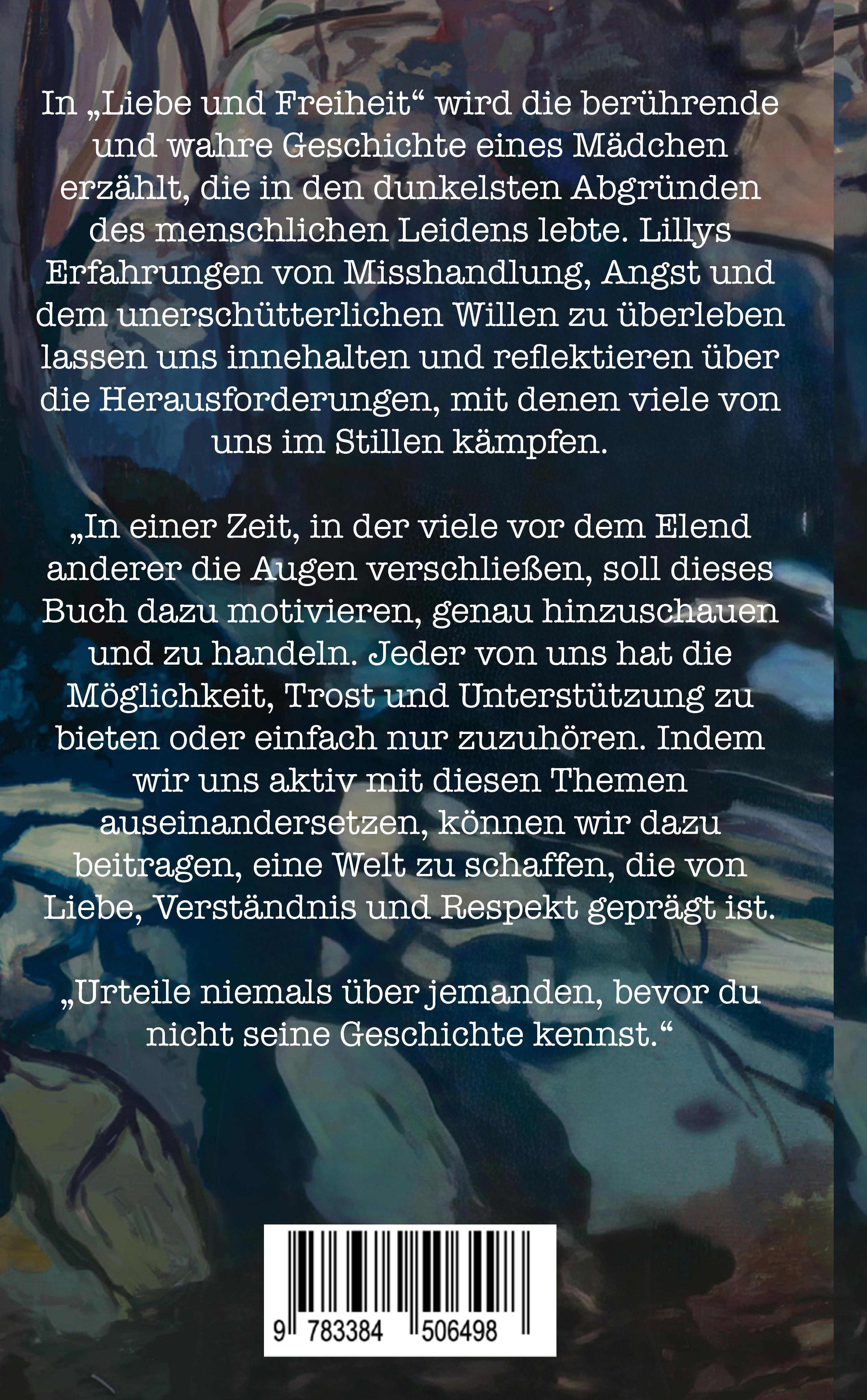 Rückseitencover Auf der Suche nach Liebe und Freiheit