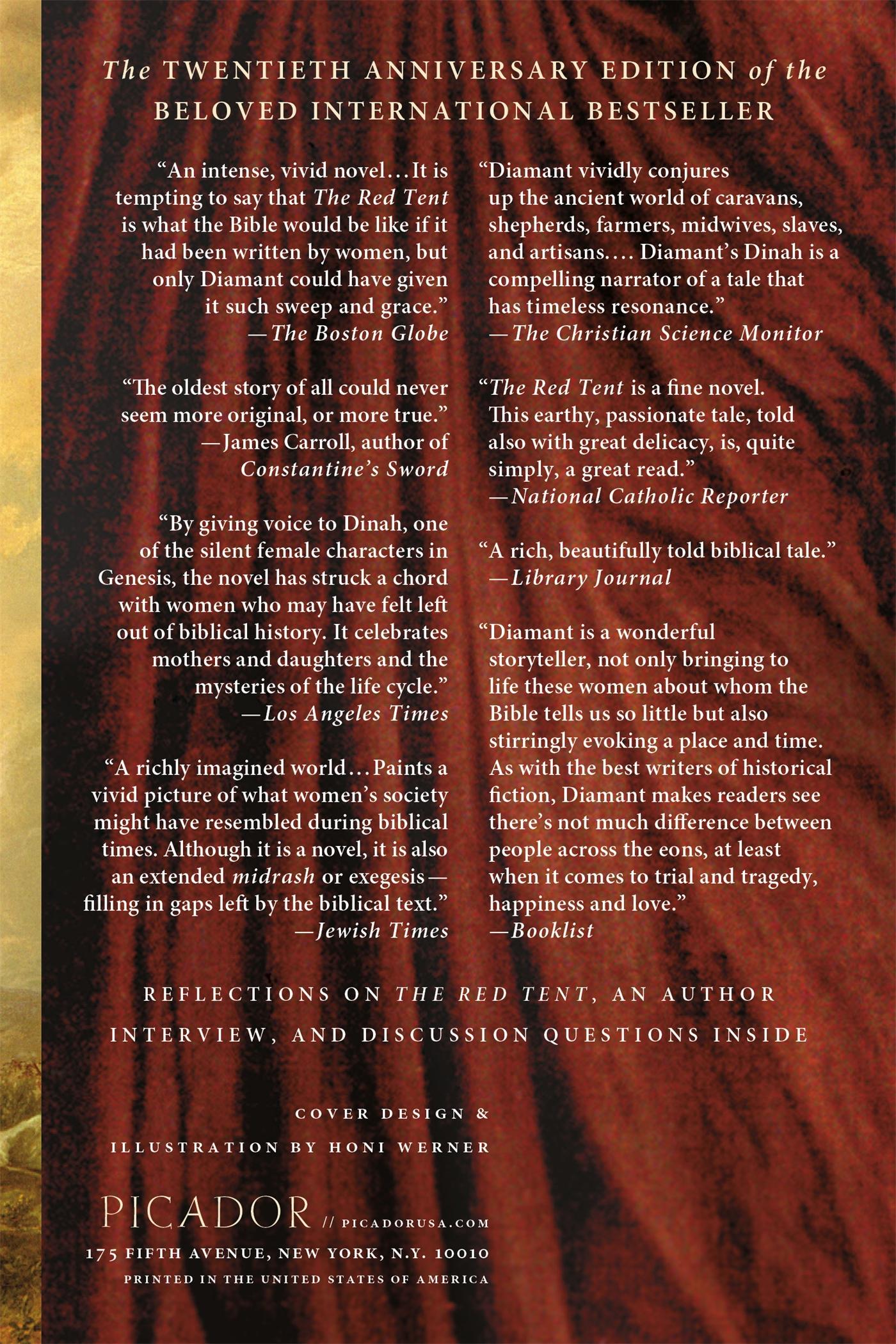 Rückseitencover The Red Tent - 20th Anniversary Edition