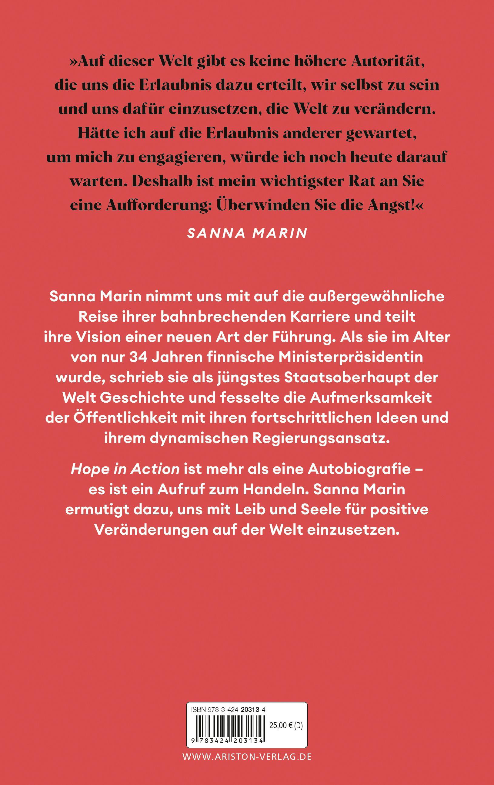 Beispielinhalt (Bild) Hope in Action - Die Zukunft gehört uns