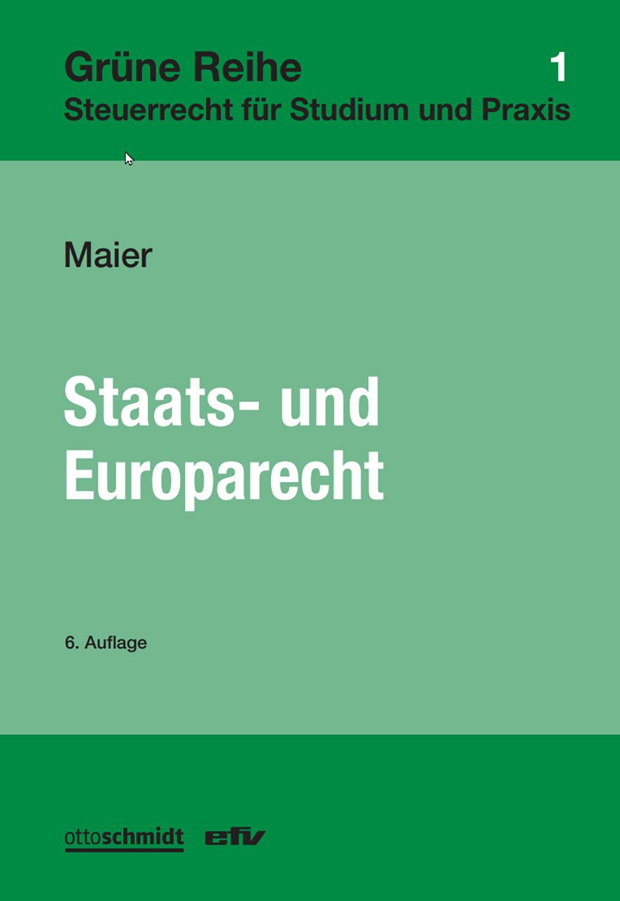 Vorderes Coverbild Staats- und Europarecht