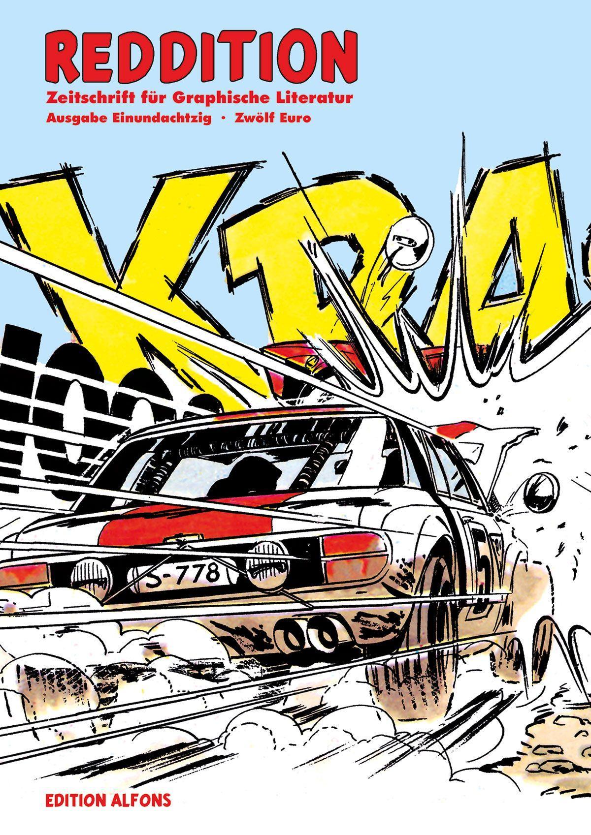 Vorderes Coverbild Reddition - Zeitschrift für Graphische Literatur 81: Dossier 'Autos im Comic'