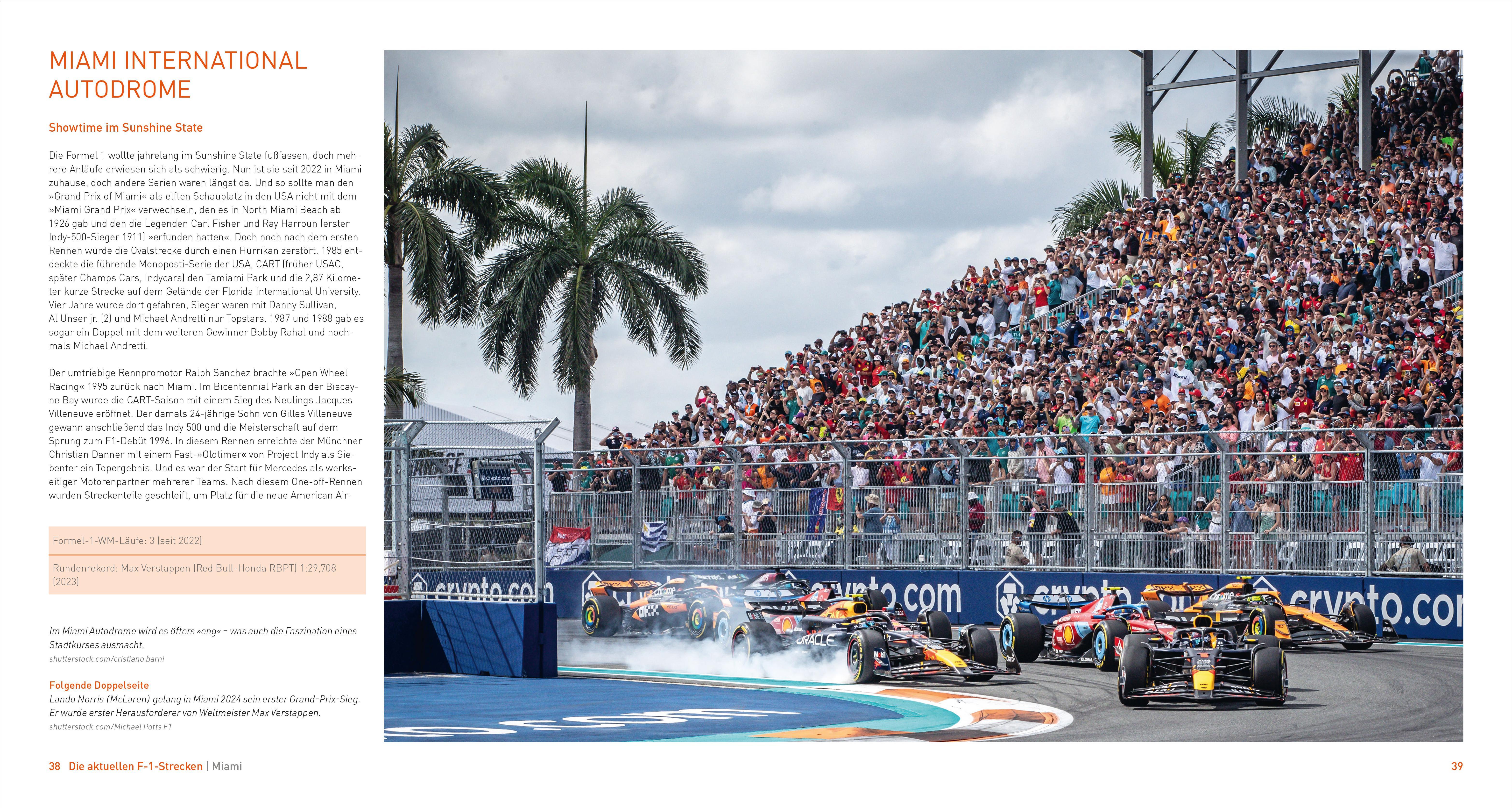 Beispielinhalt (Bild) Formel 1 Rennstrecken