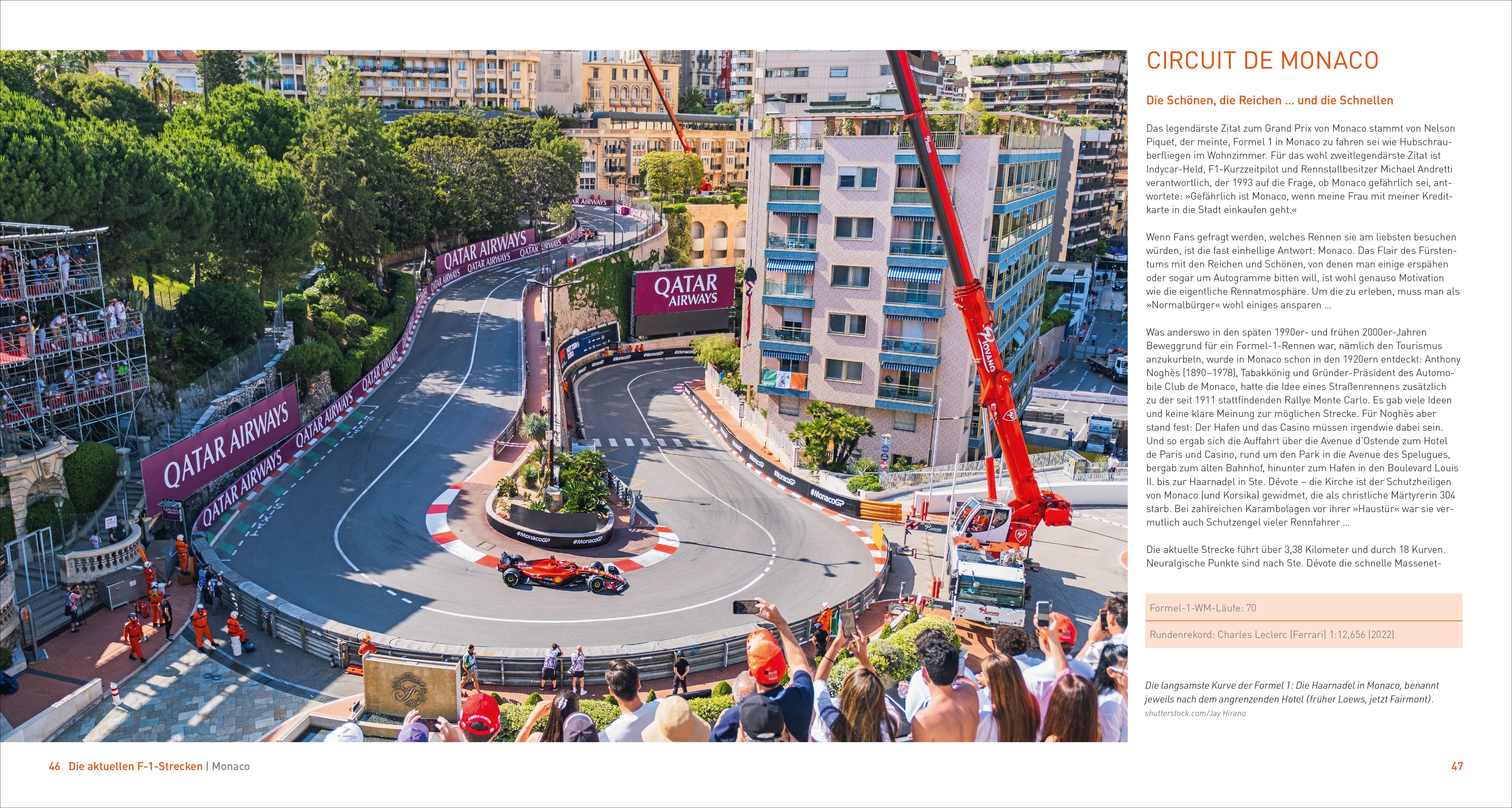 Beispielinhalt (Bild) Formel 1 Rennstrecken