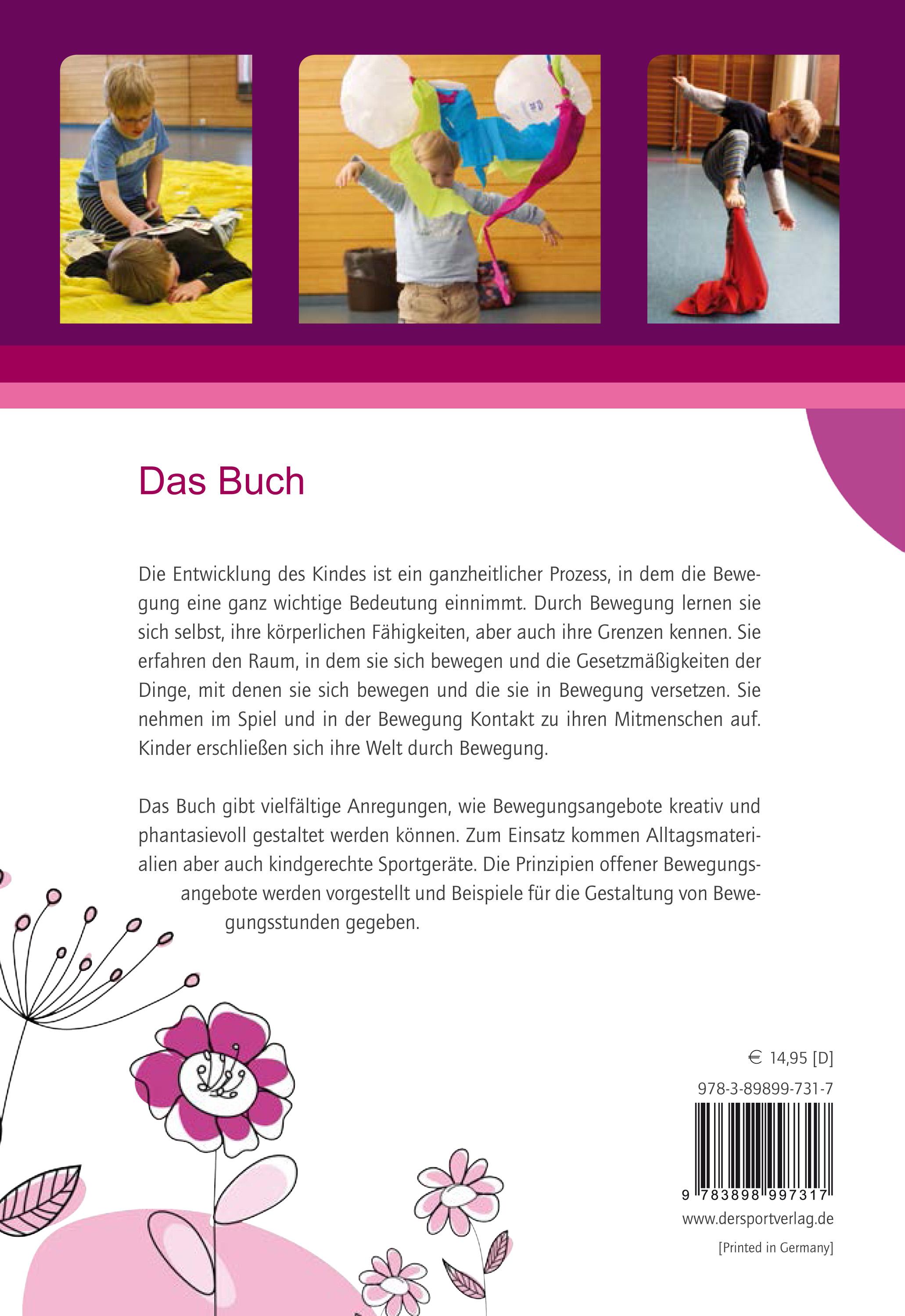 Rückseitencover Sport und Spiel im Kindergarten