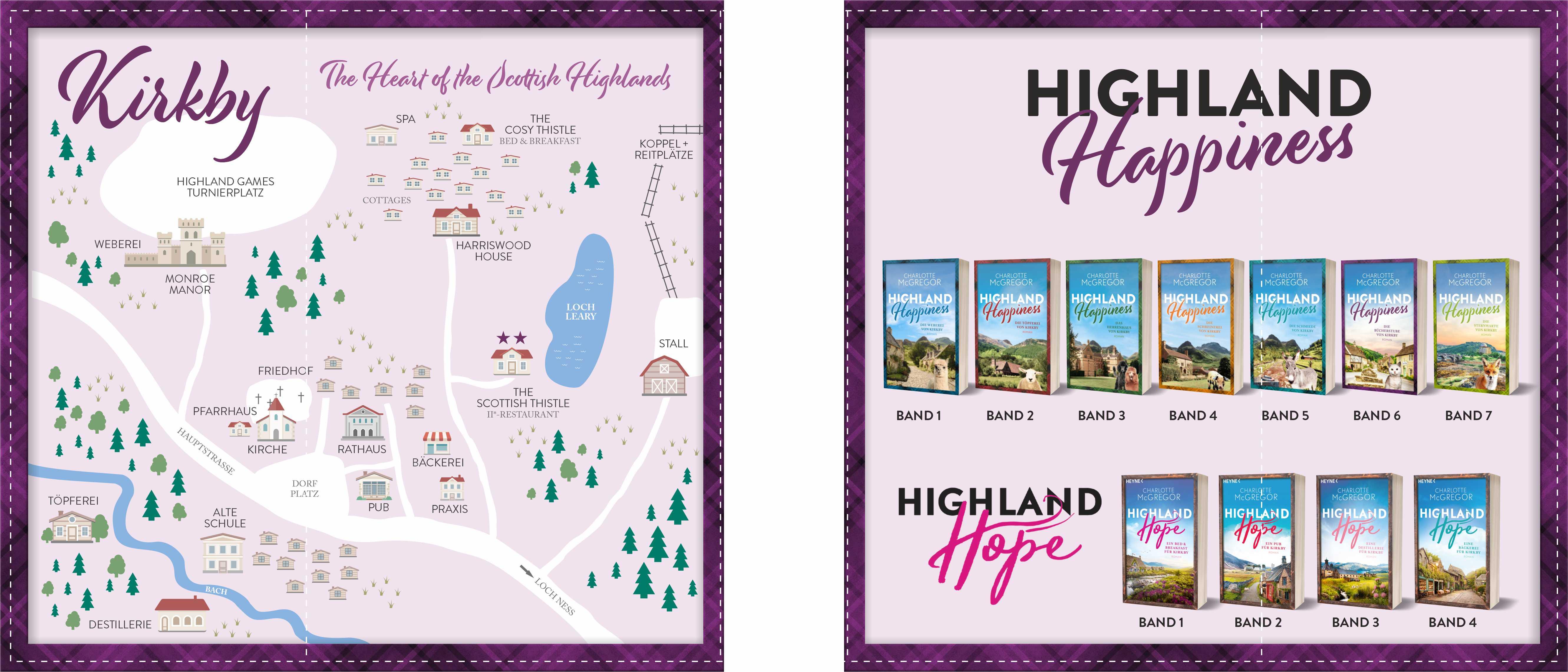 Beispielinhalt (Bild) Highland Happiness - Die Bücherstube von Kirkby