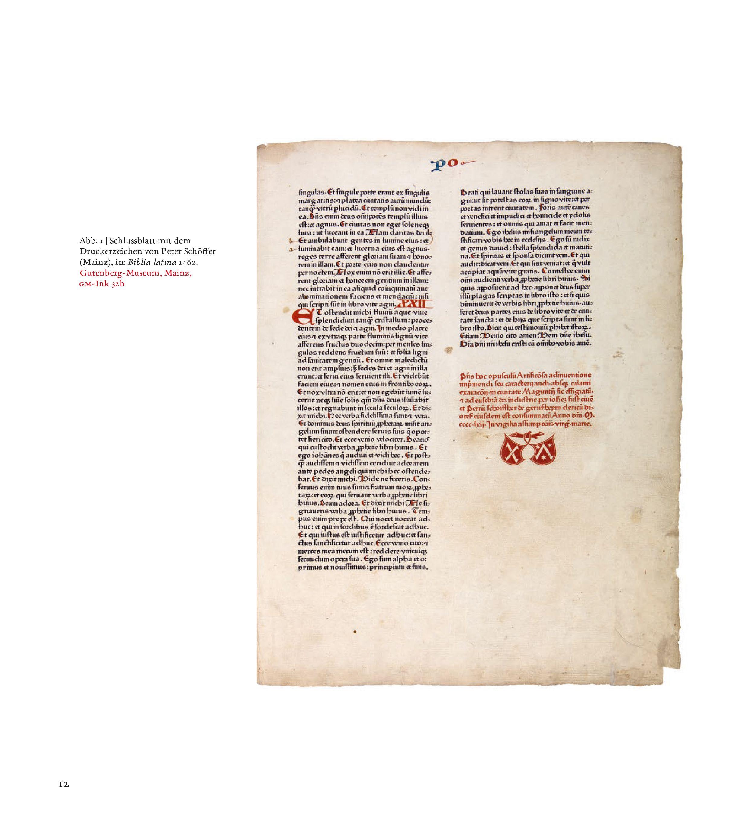 Beispielinhalt (Bild) Ich drucke! Signet, Marke und Druckerzeichen seit dem Zeitalter Gutenbergs