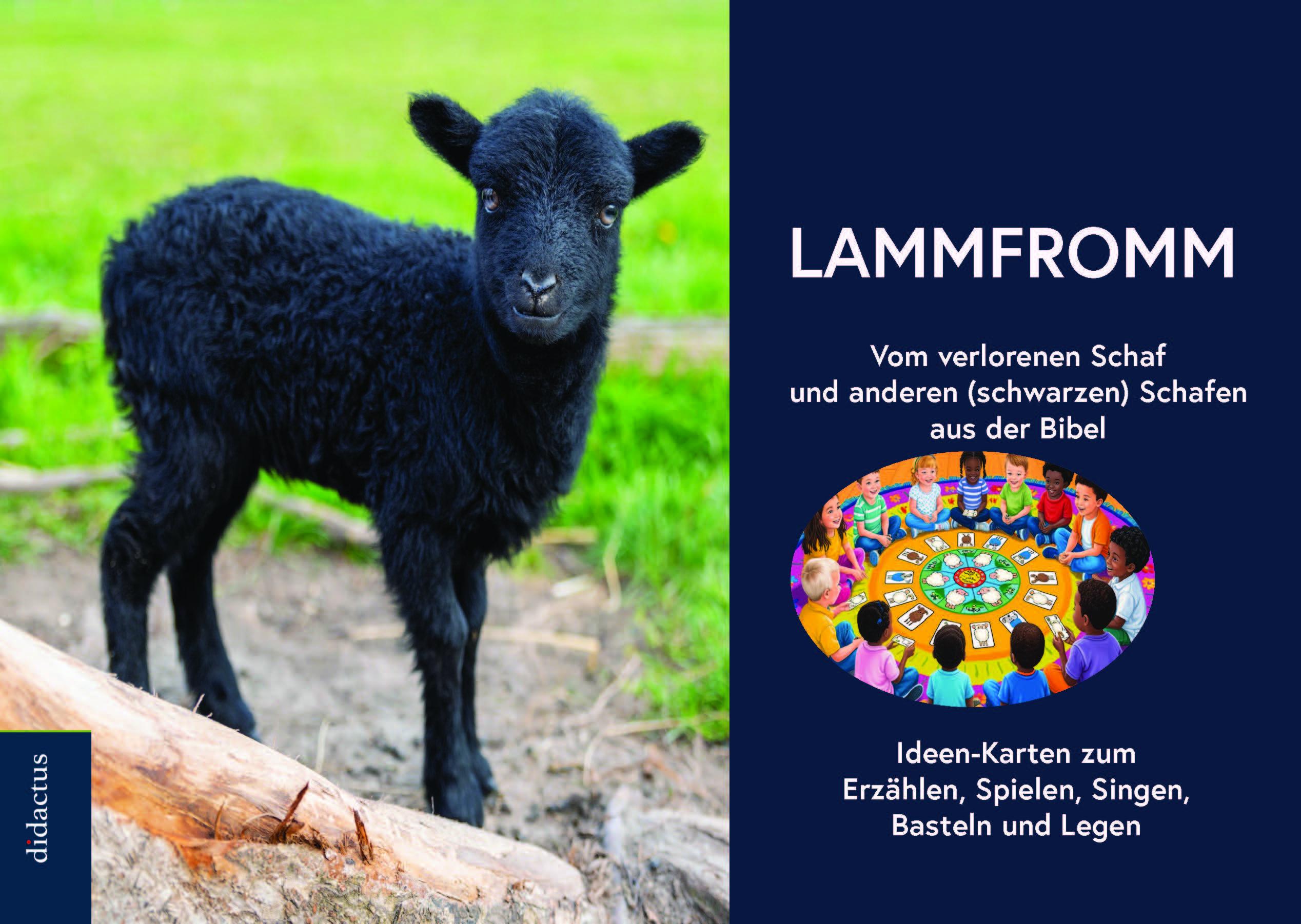 Vorderes Coverbild lammfromm - Vom verlorenen Schaf und anderen (schwarzen) Schafen aus der bibel