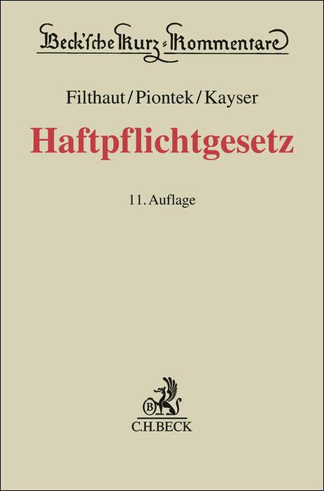 Vorderes Coverbild Haftpflichtgesetz