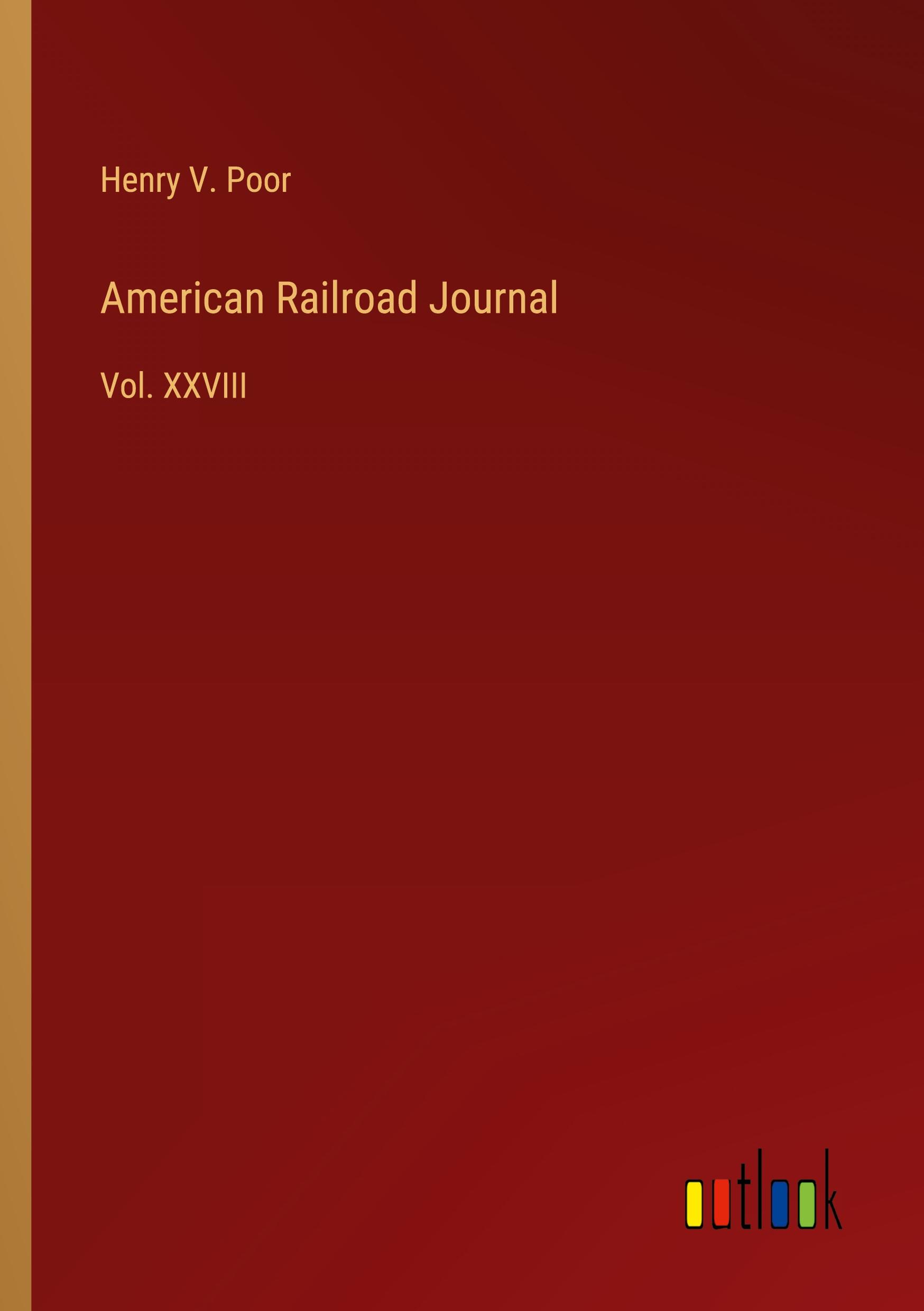 Vorderes Coverbild American Railroad Journal