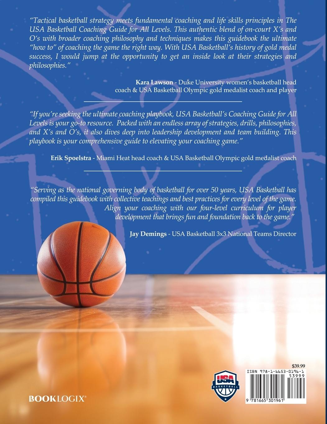 Rückseitencover The USA Basketball Coaching Guide For All Levels