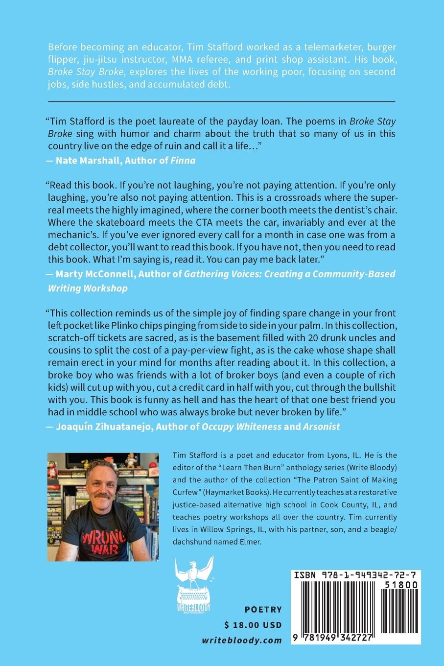 Rückseitencover Broke Stay Broke