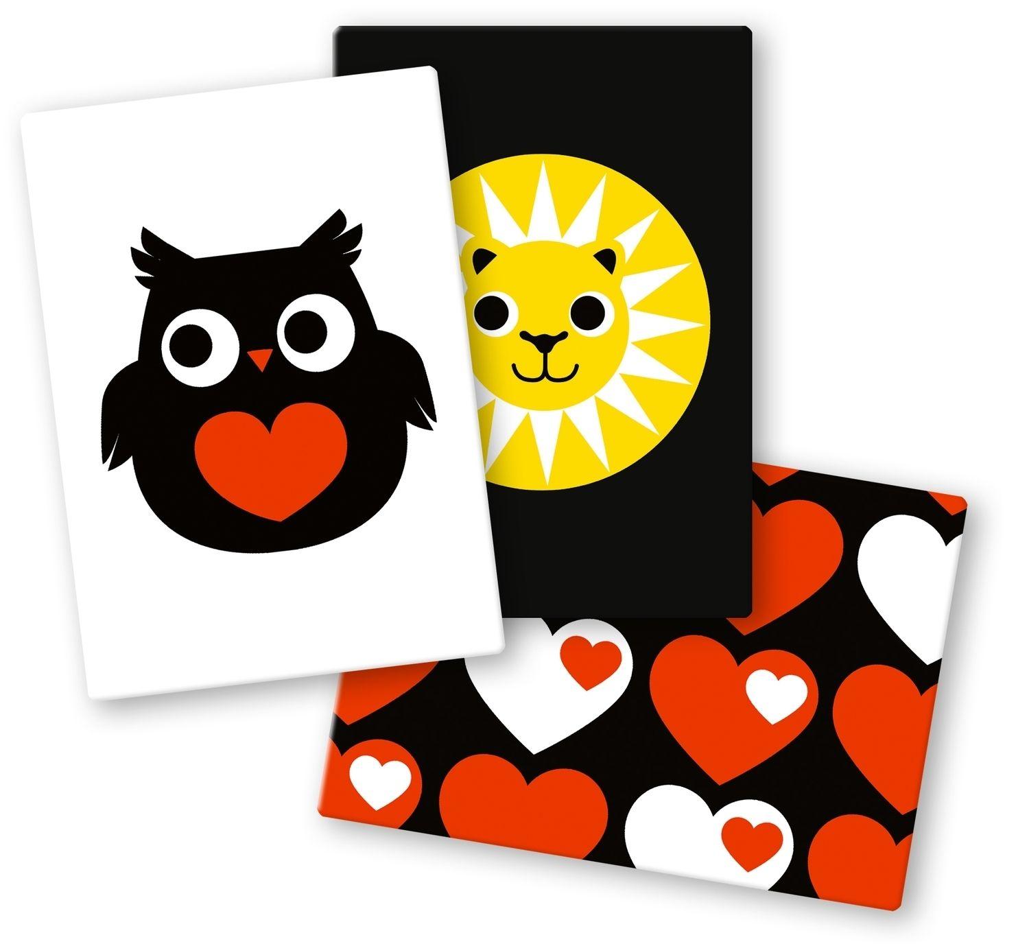 Beispielinhalt (Bild) Erste Bilder für Babyaugen. Das Kartenset 3-6 Monate