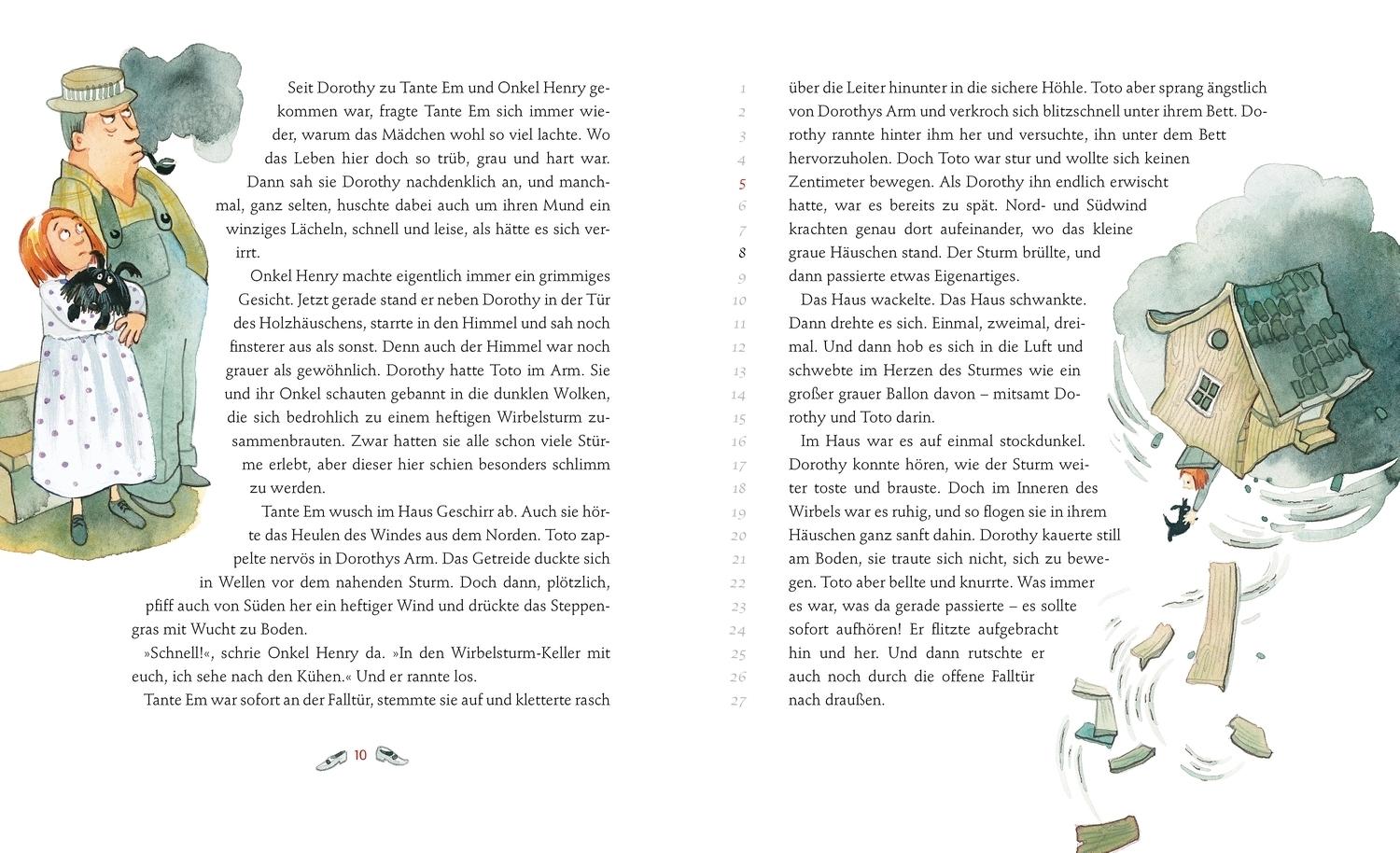 Beispielinhalt (Bild) Klassiker zum Vorlesen. Der Zauberer von Oz