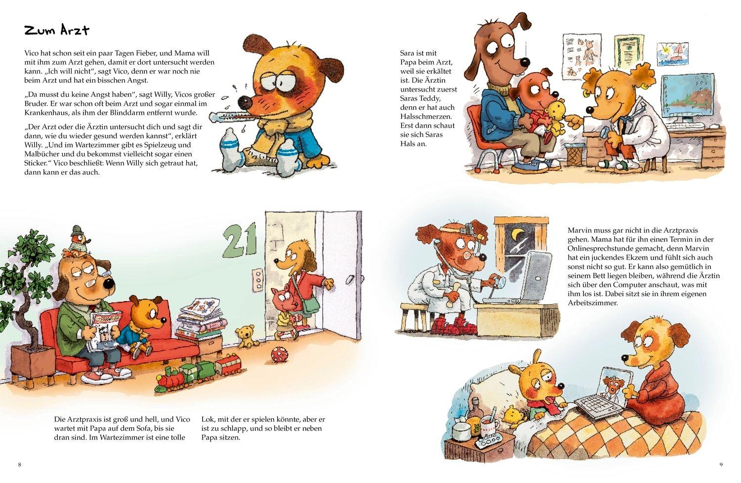 Beispielinhalt (Bild) Was passiert beim Kinderarzt?