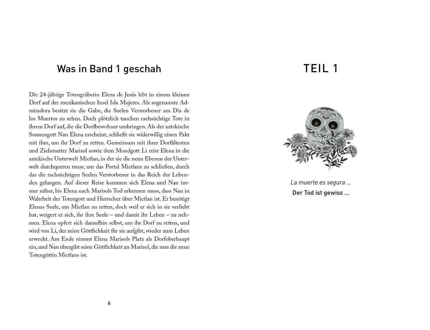 Beispielinhalt (Bild) Legends of Mictlan 2. Broken by Death